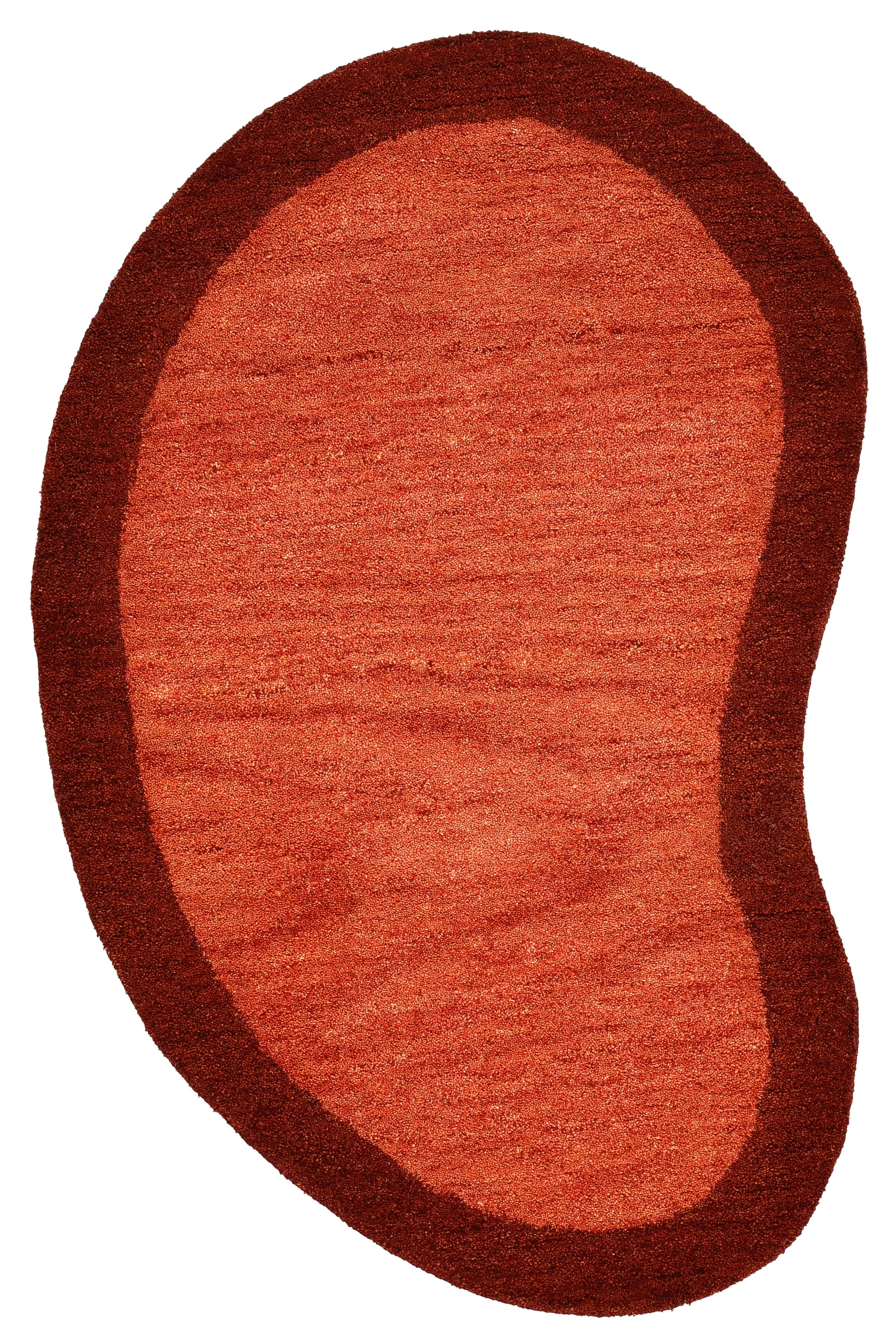 THEKO Tapis en laine »Gabbeh Super, Handweb, Teppich, Bordüre, reine Wolle« ovale 9 mm Höhe Schlafzimmer, Wohnzimmer, Esszimmer, auch als Läufer, eckig  oder rund