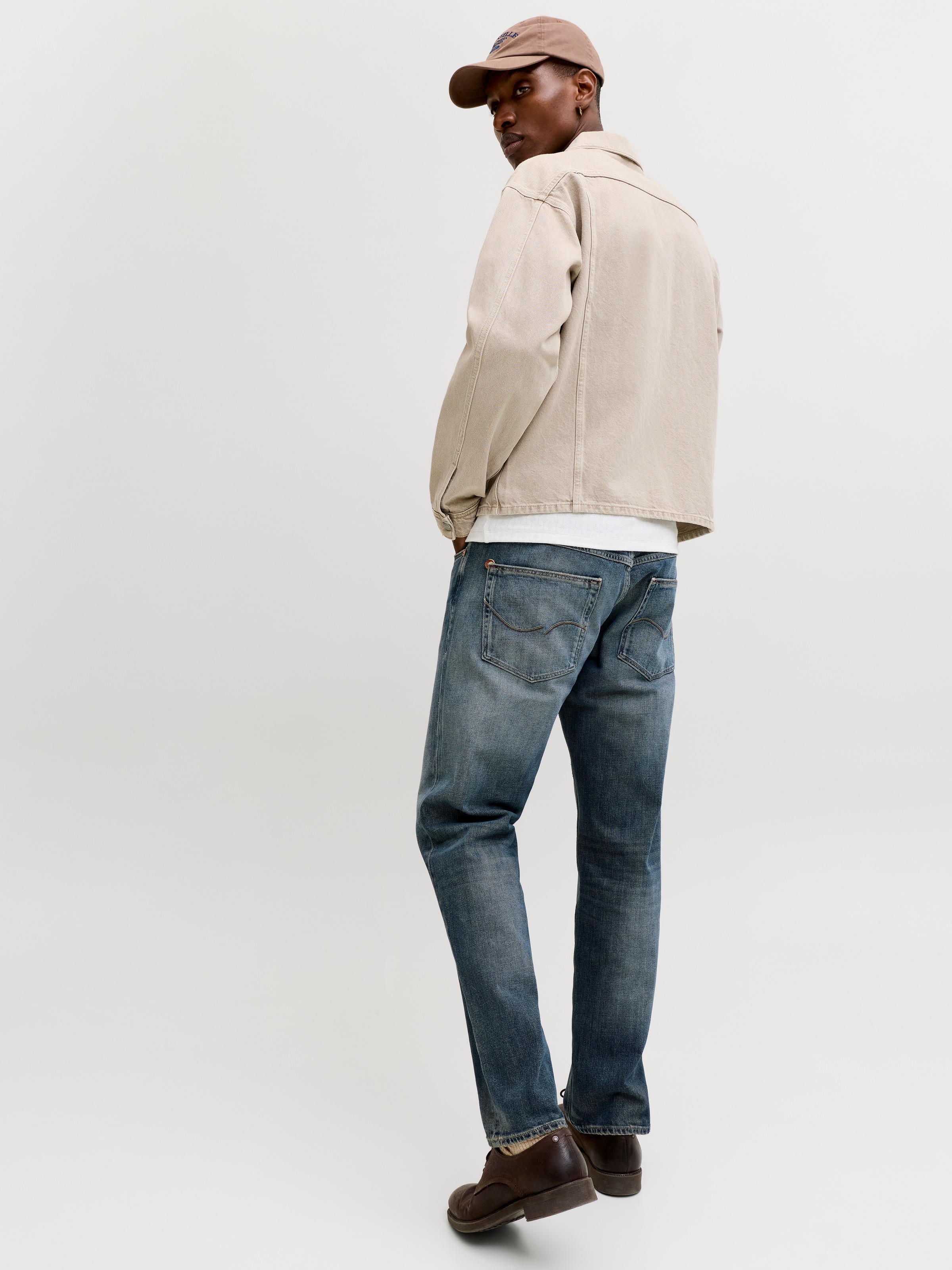 Jack & Jones Tapered-fit-Jeans »JJIMIKE JJWELLS JJ« Baumwollmischung, comfort fit