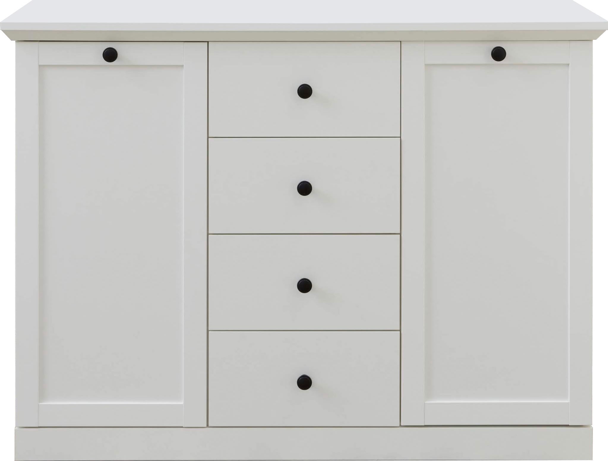 Home affaire Sideboard »Örebro« Kommode, zeitloser Landhausstil, mit Vollauszug