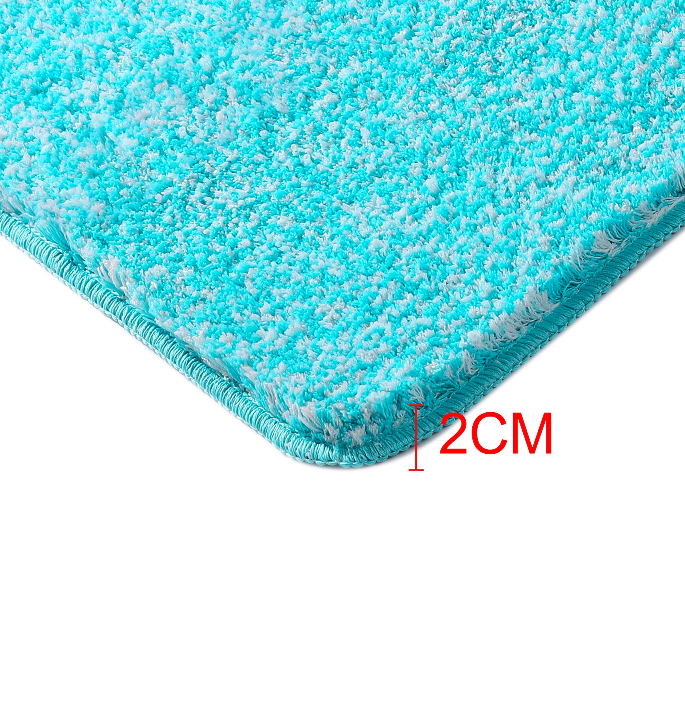 GOODproduct Tapis de bain »Vanessa meliert, Badvorleger, Badezimmer Teppich, Duschvorleger« Höhe 20 mm revêtement antidérapant Résistant tapis de bain, toucher doux, uni