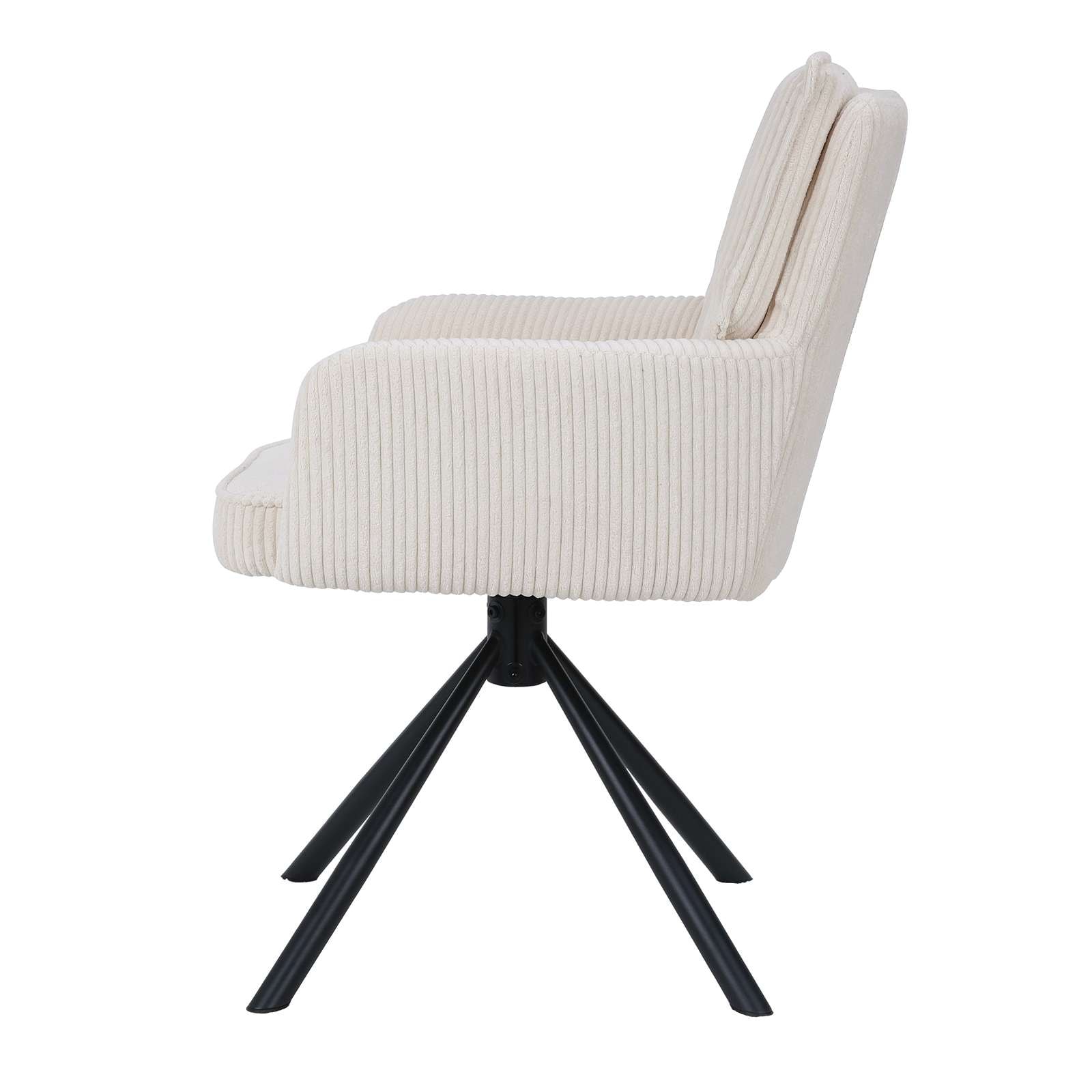 GOODproduct Esszimmerstuhl »Les Choux« () 2 Stk.gepolsterte Rückenlehne, Armlehne und Sitzfläche, Sitzhöhe 48 cm