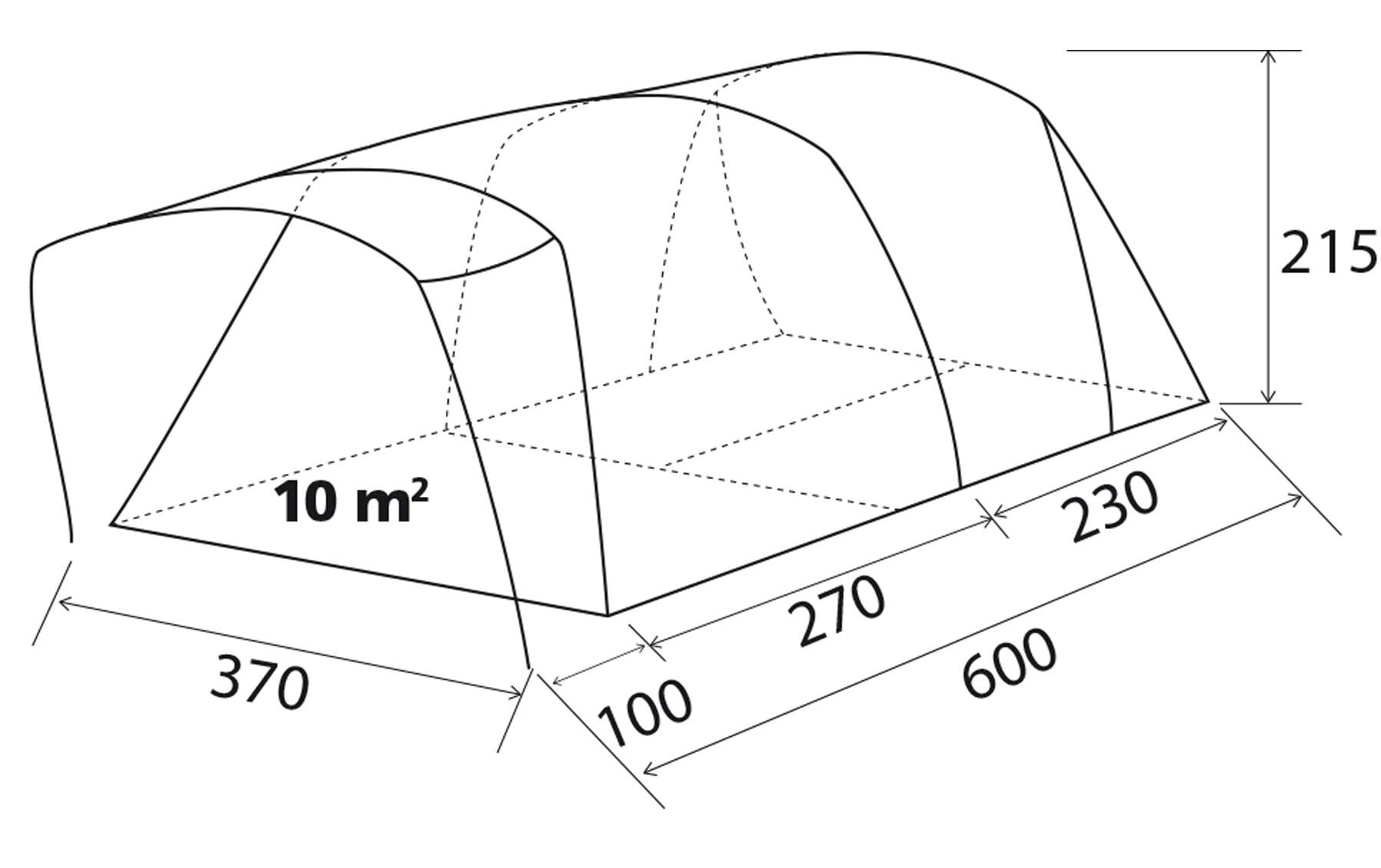 BRUNNER Kuppelzelt »Paraiso 45082« 5 Personen