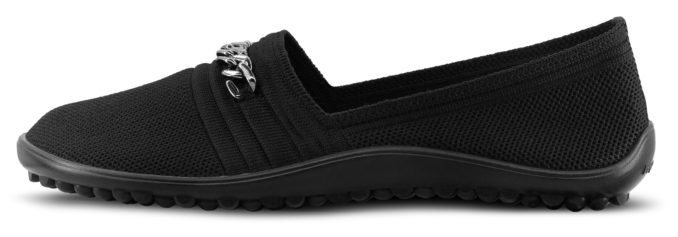 Leguano Chaussures pieds nus »LADY FAMOUS«  flats, ballerines, chaussures confort avec chaîne décorative dorée