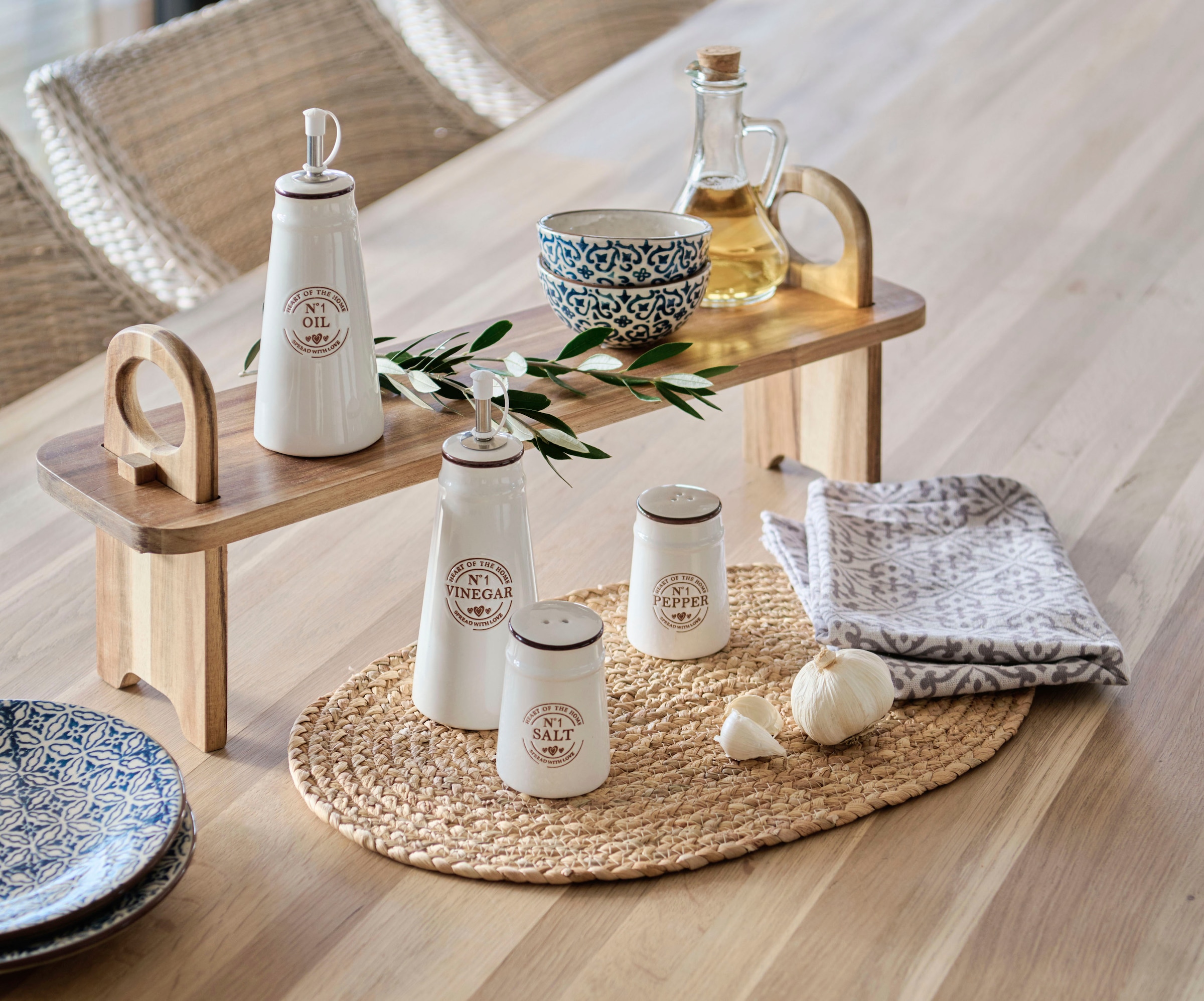 Zeller Present Servierbrett perfekt zum Anreichen von Speisen