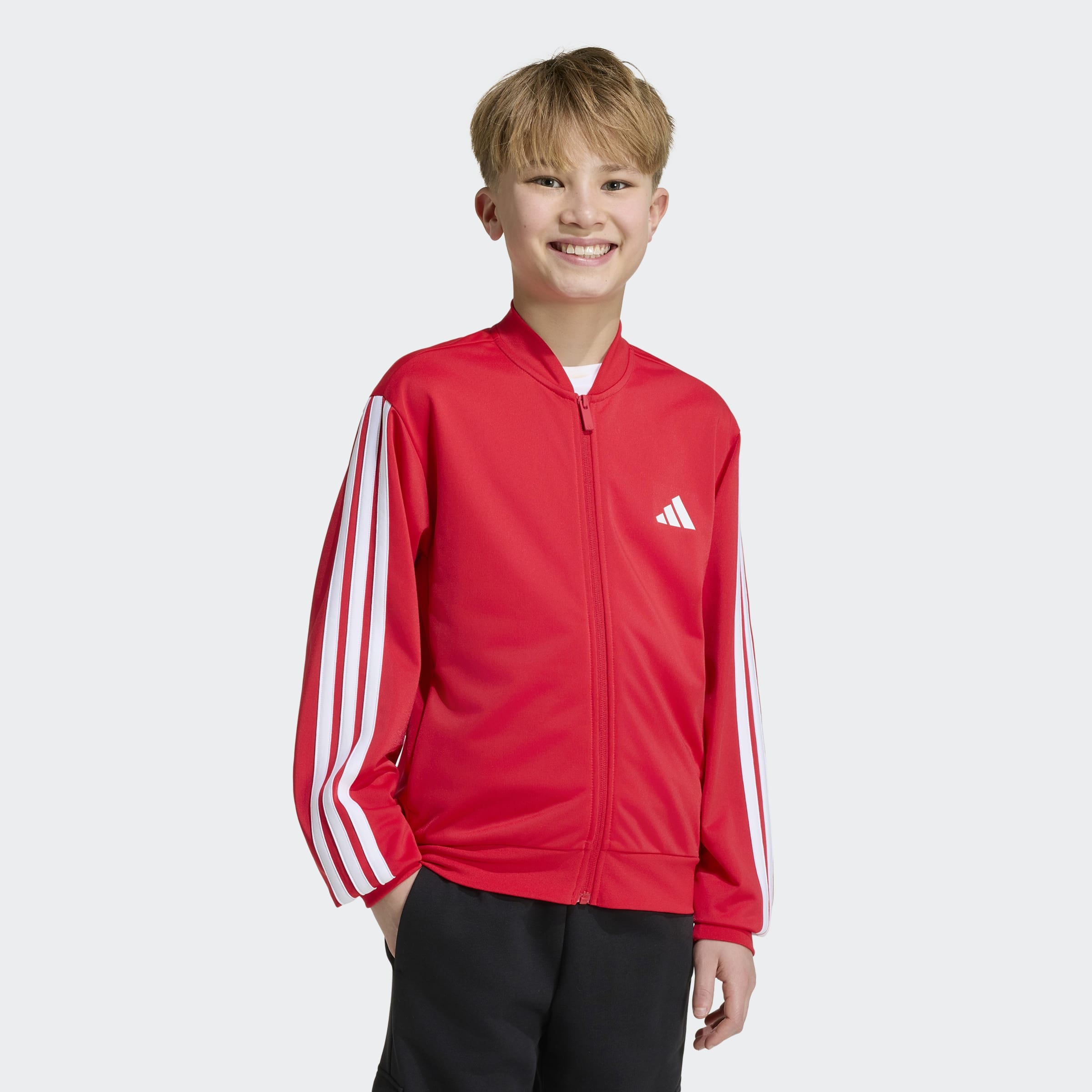 adidas Sportswear Outdoorjacke »ESSENTIALS CLIMACOOL TRACK« für Kinder, mit Reissverschluss, aus Polyester
