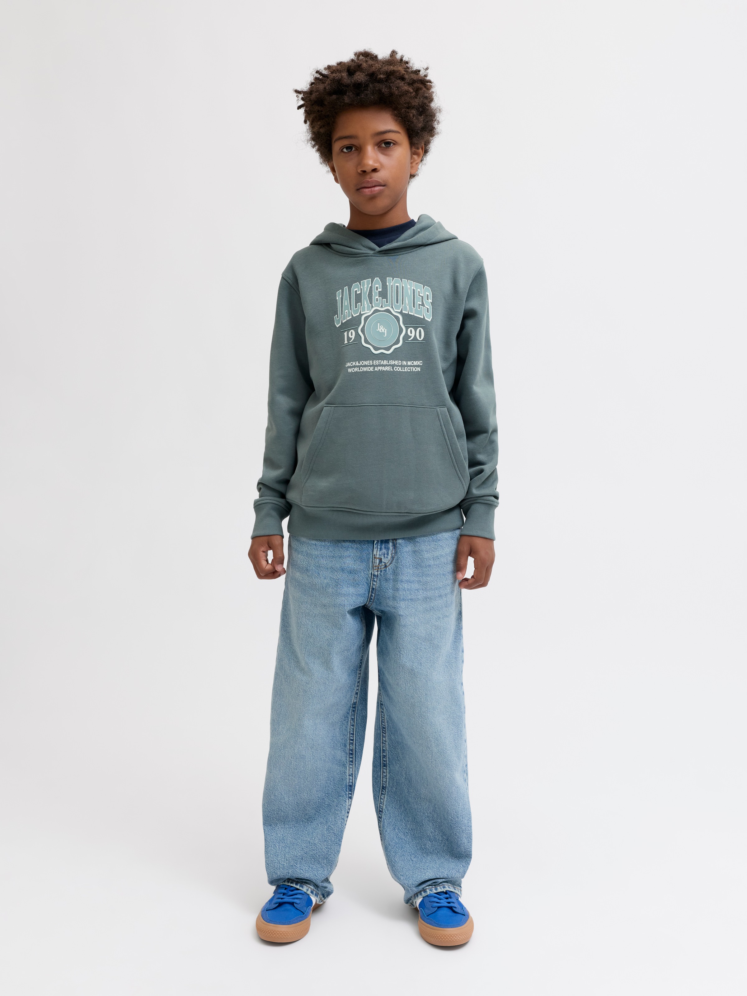 Jack & Jones Junior Sweat à capuche »JJMAKO SWEAT HOOD JNR«
