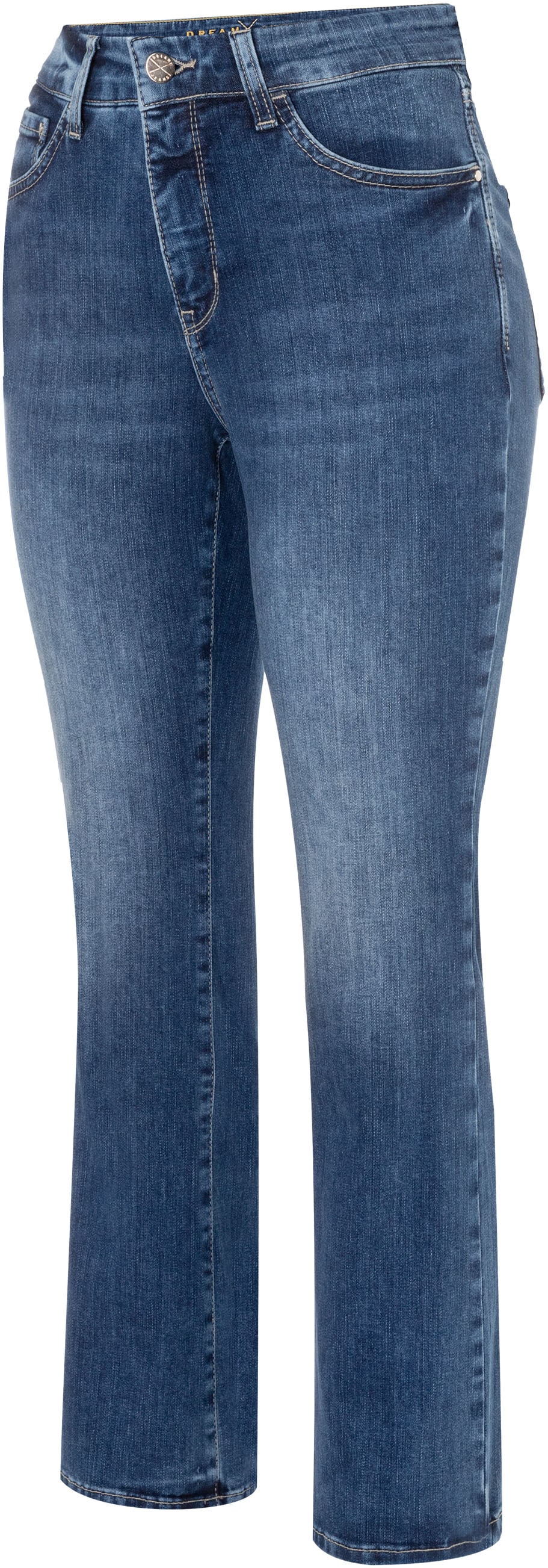 MAC Jeans 3/4 »Dream Kick« Saum modisch verkürzt und leicht ausgestellt