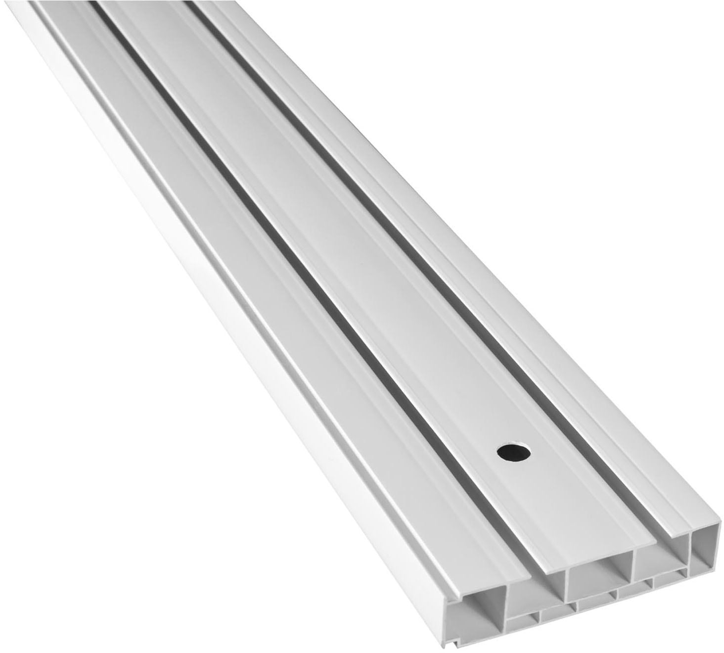 SN DECO GROUP Gardinenschiene »Vorhangschiene SH (1) mit Blende 5 cm« 2 läufig-läufig Fixmass