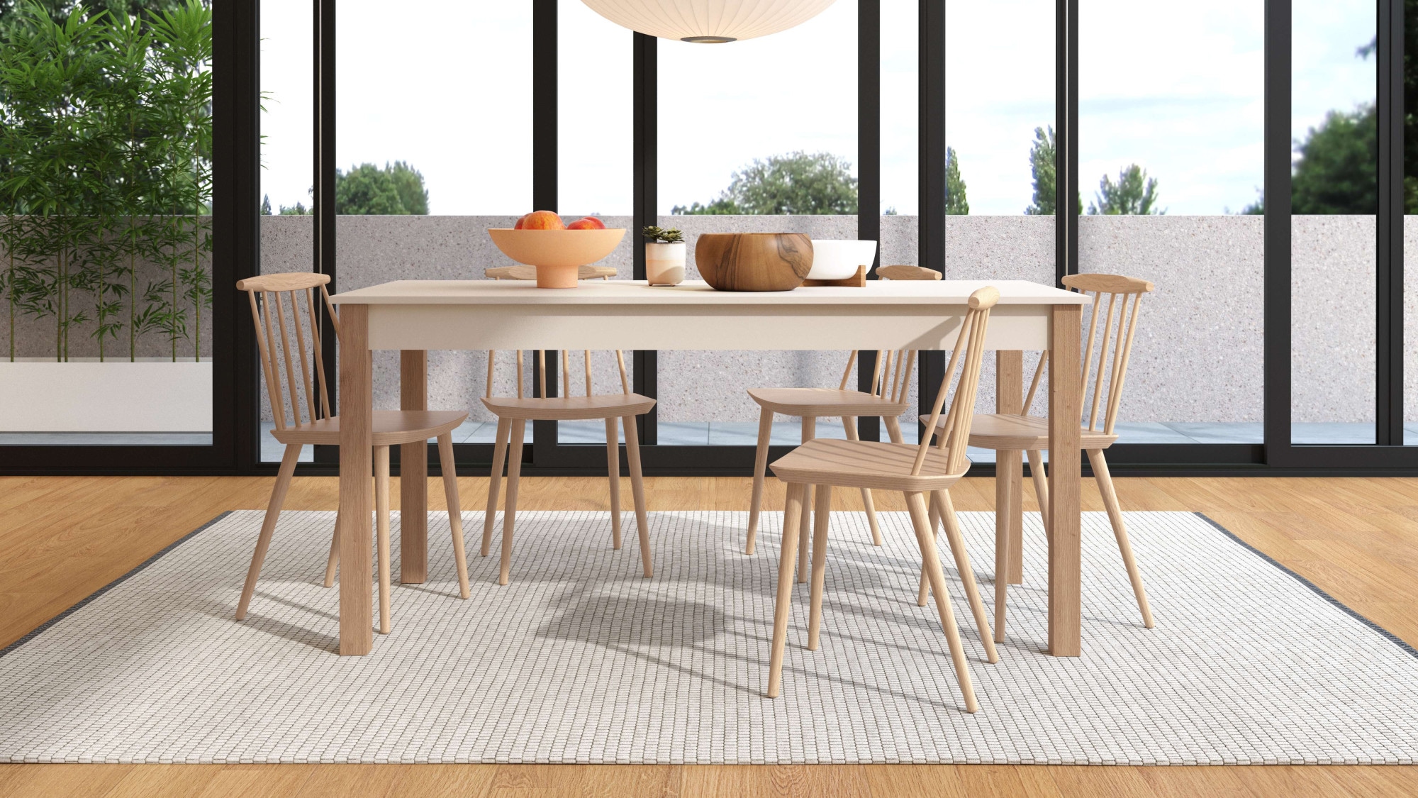Home affaire Esstisch »Belfort, 160-200 cm, Elegant, modern und stilvolles Design« Verlängerbar durch Einlegeplatte, trendige Farbe