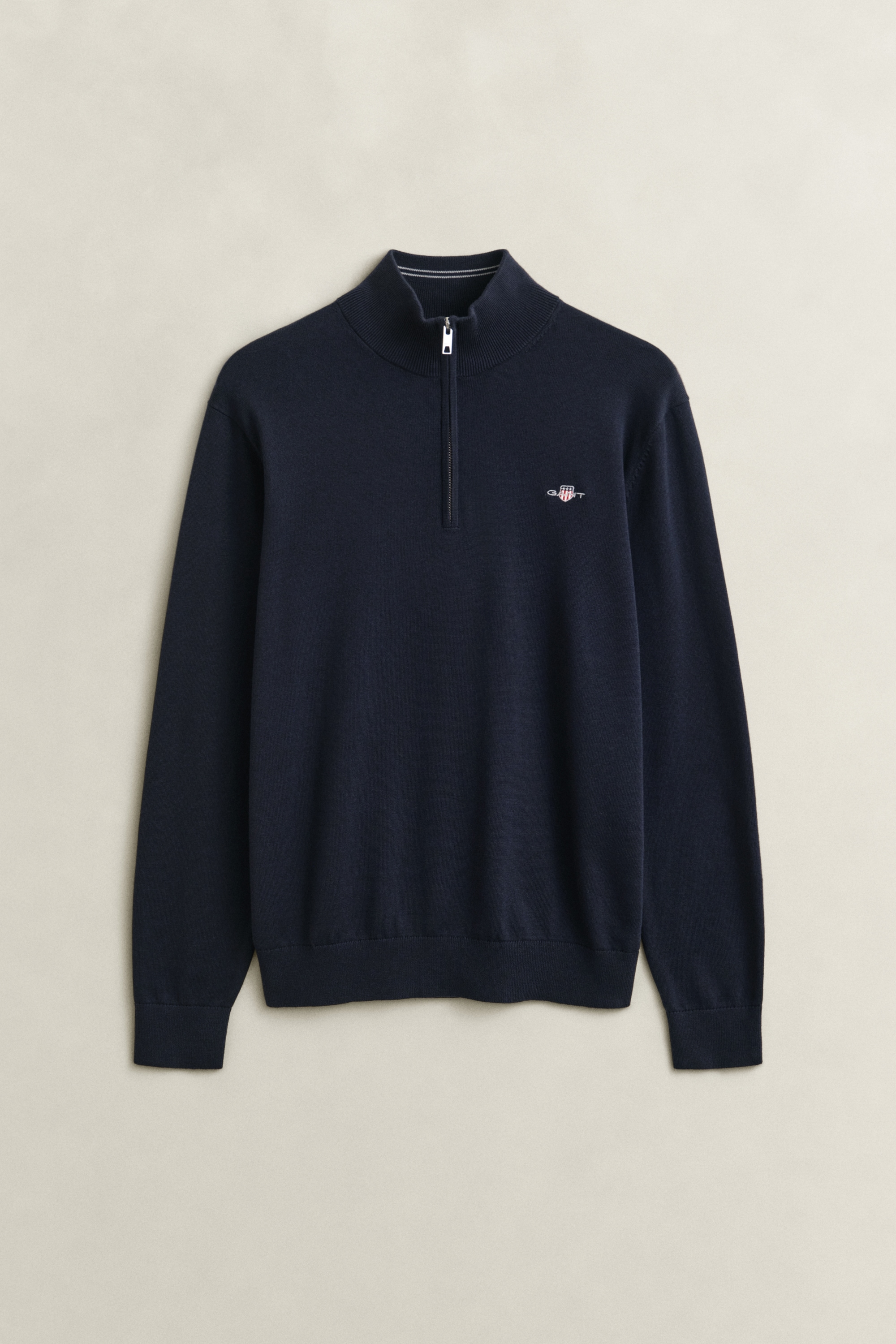 Gant Troyer »CLASSIC COTTON HALF ZIP« Regular fit avec col Troyer