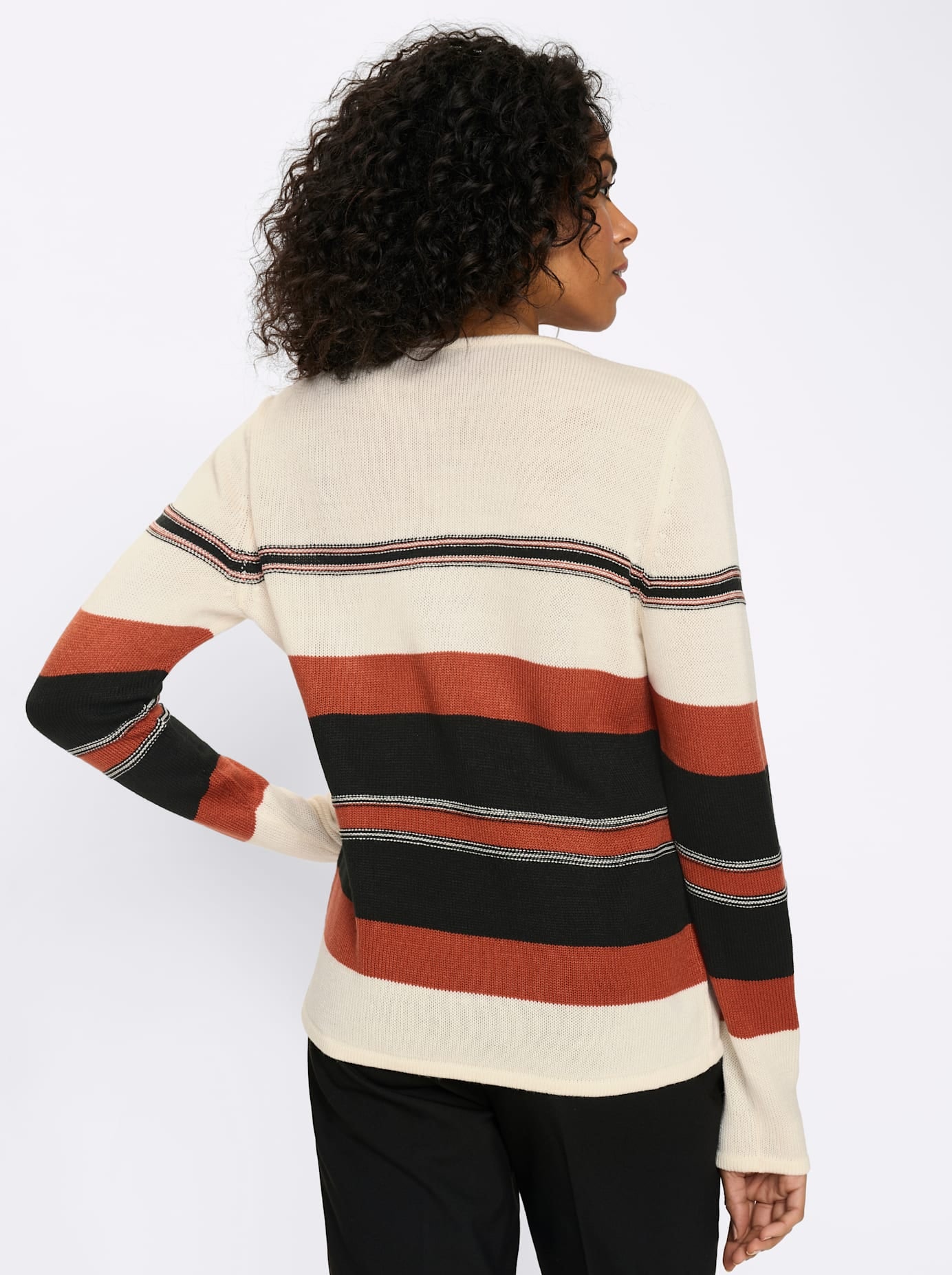 Classic Basics Pull col V »Langarm-Pullover«