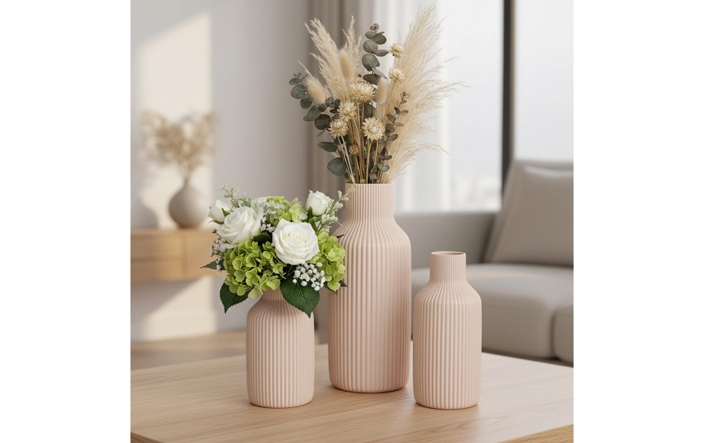 relaxdays Vase décoratif »3er Set«