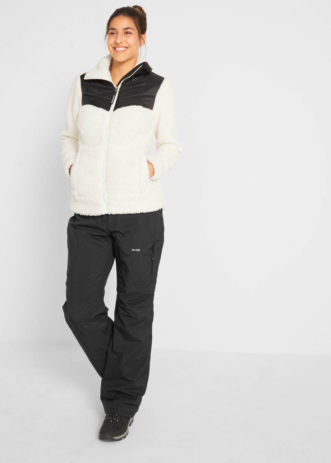 bonprix Thermohose  windabweisend, wasserdicht, Regular Fit, sportlicher Stil