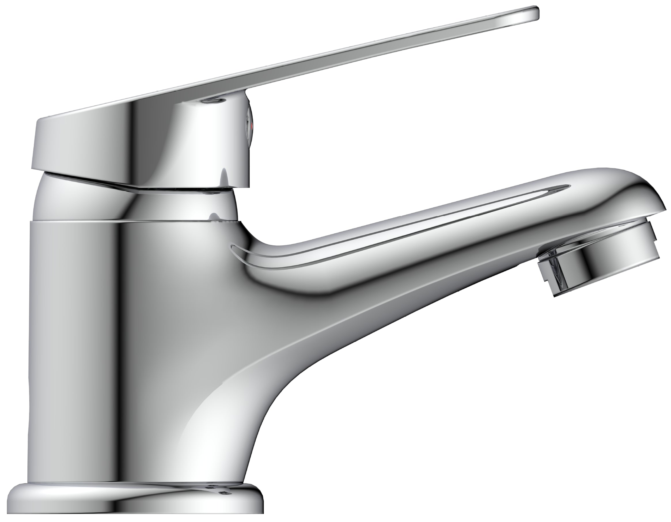 welltime Robinet de lavabo »BARI« Der Platzsparklassiker in frischem Design
