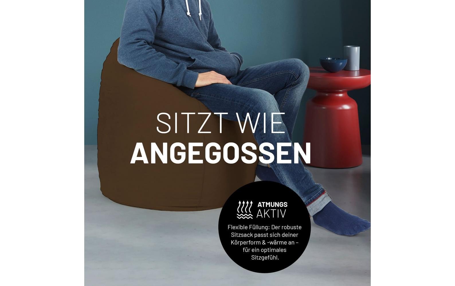 Lumaland Pouf »Lumaland Sitzsack In-& Outdoor 120 l «