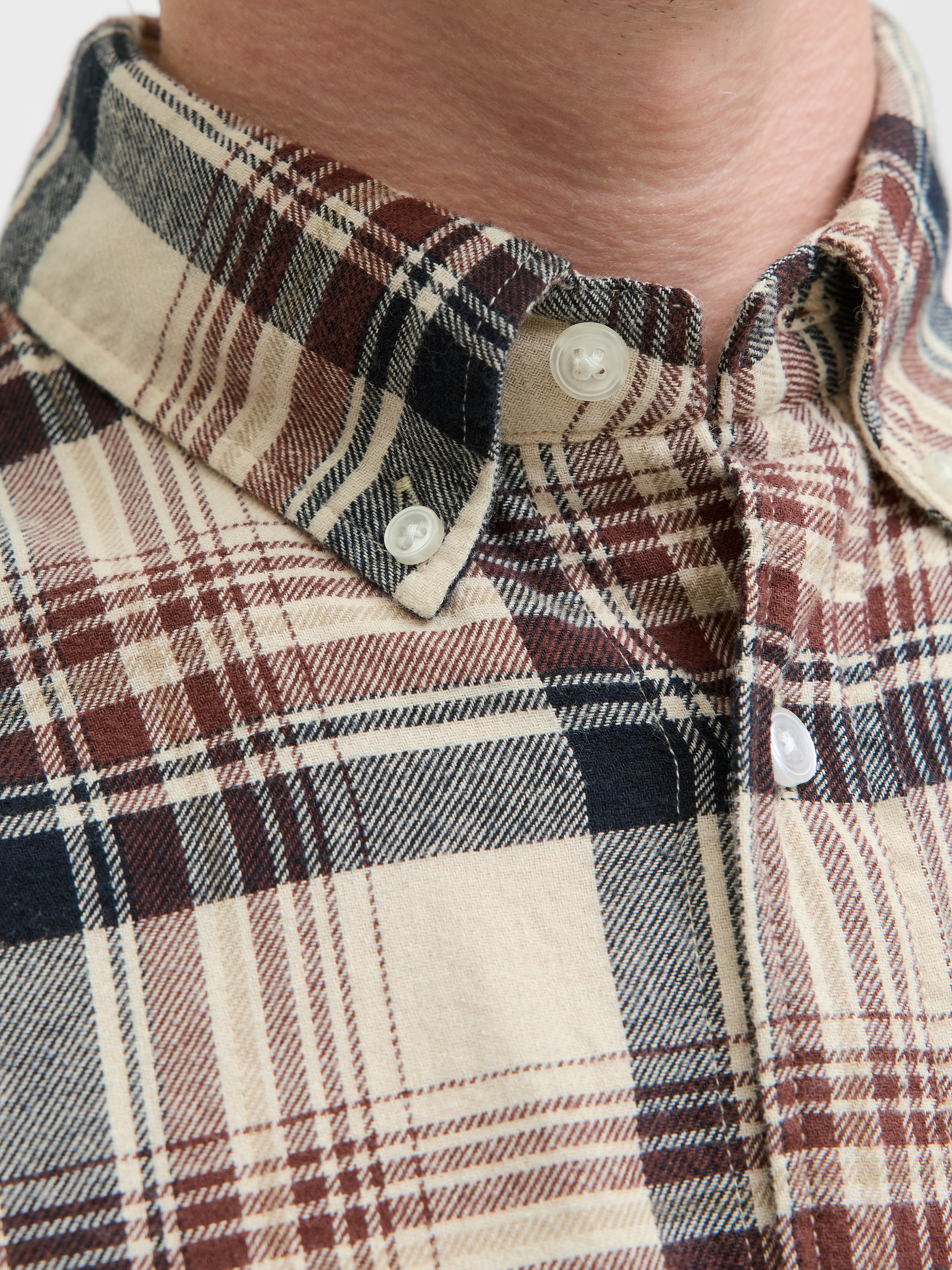 Jack & Jones Langarmhemd »JJECLASSIC FLANNEL CHECK SHIRT LS SN«