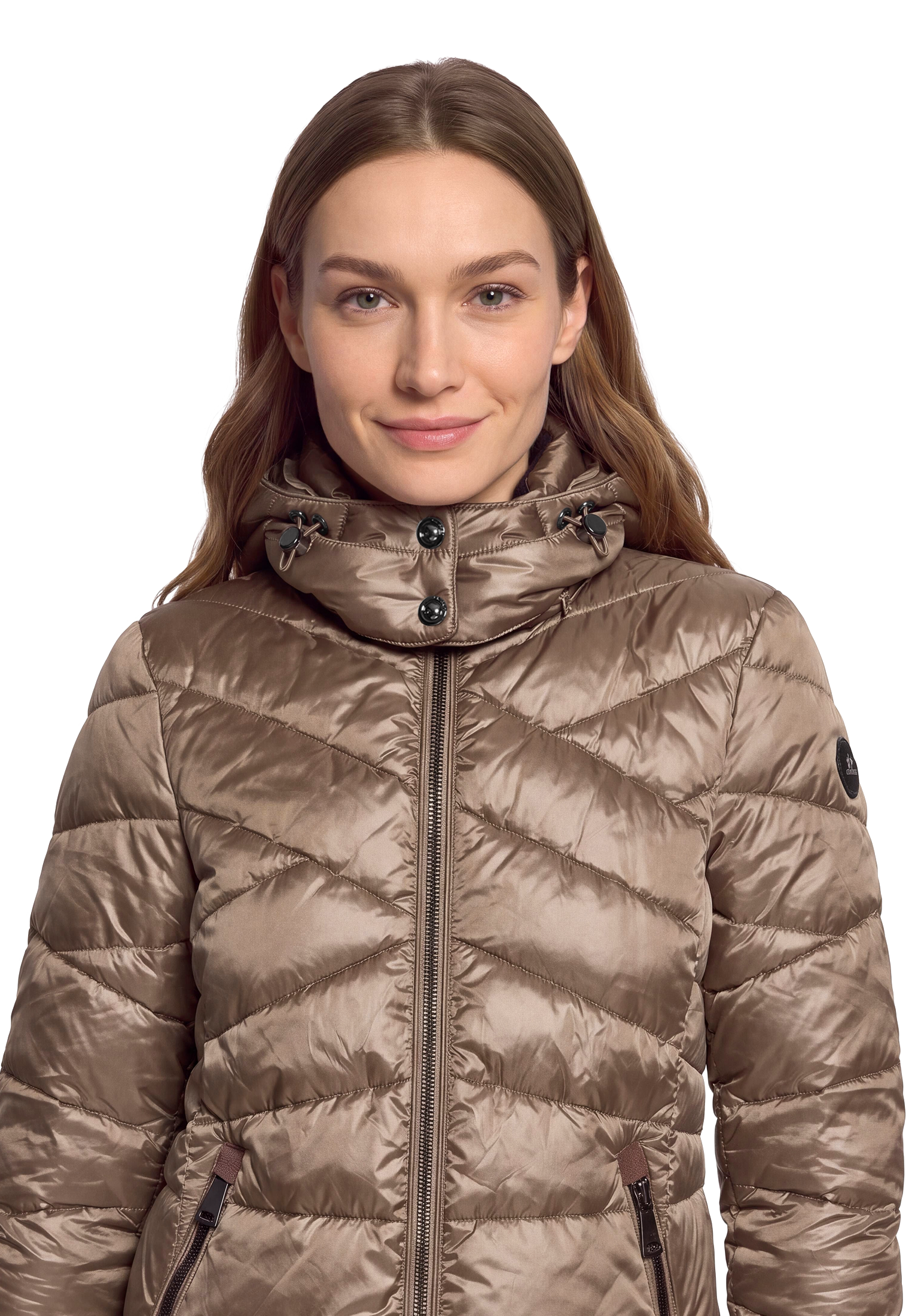 Gil Bret Steppjacke mit Kapuze Winterjacke mit abnehmbarer Kapuze