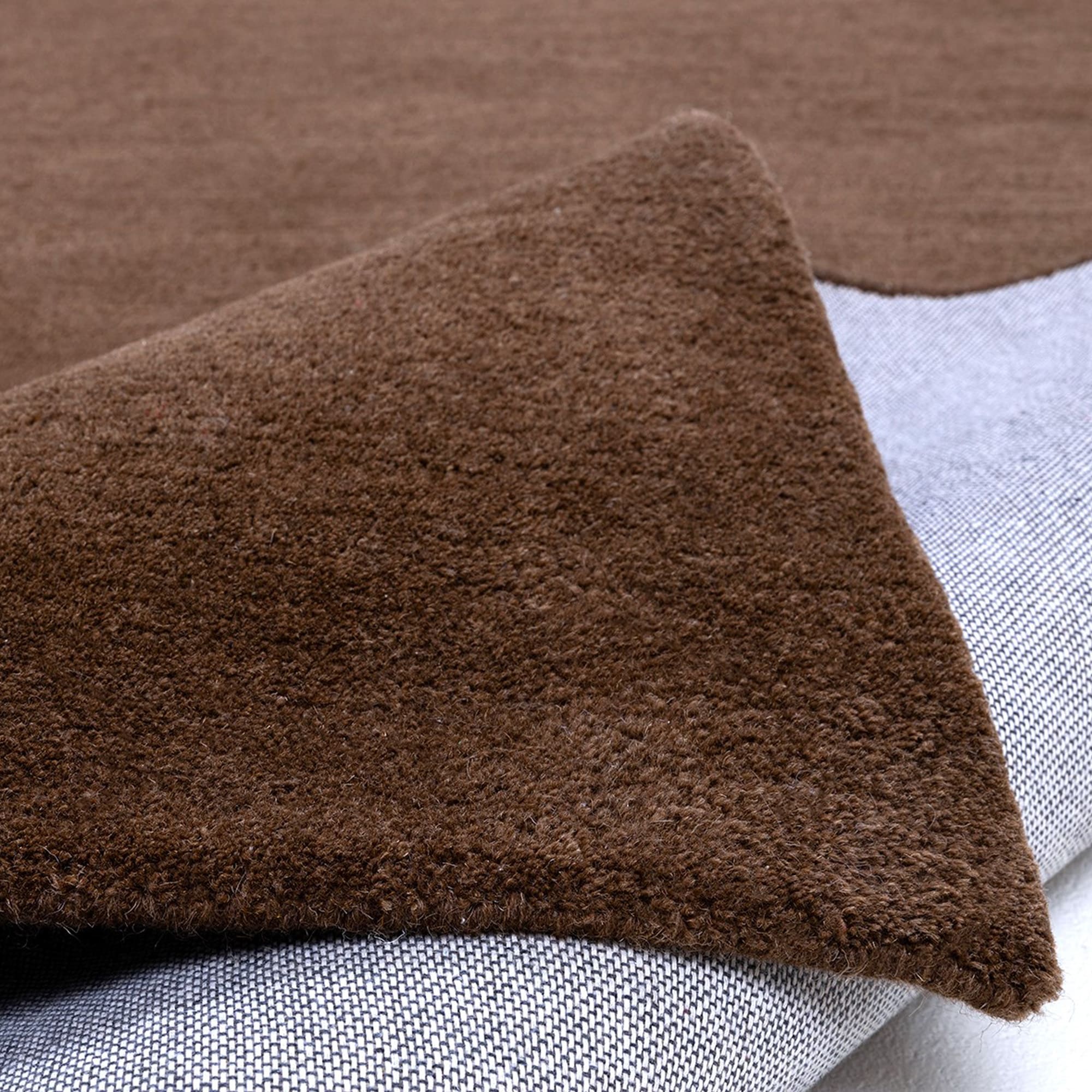 GOODproduct Wollteppich »Gabbo Natur, Handgefertigt, Teppich, reine Wolle, meliert« rechteckig 14 mm Höhe reine Wolle, Uni, Wohnzimmer, Schlafzimmer, Esszimmer