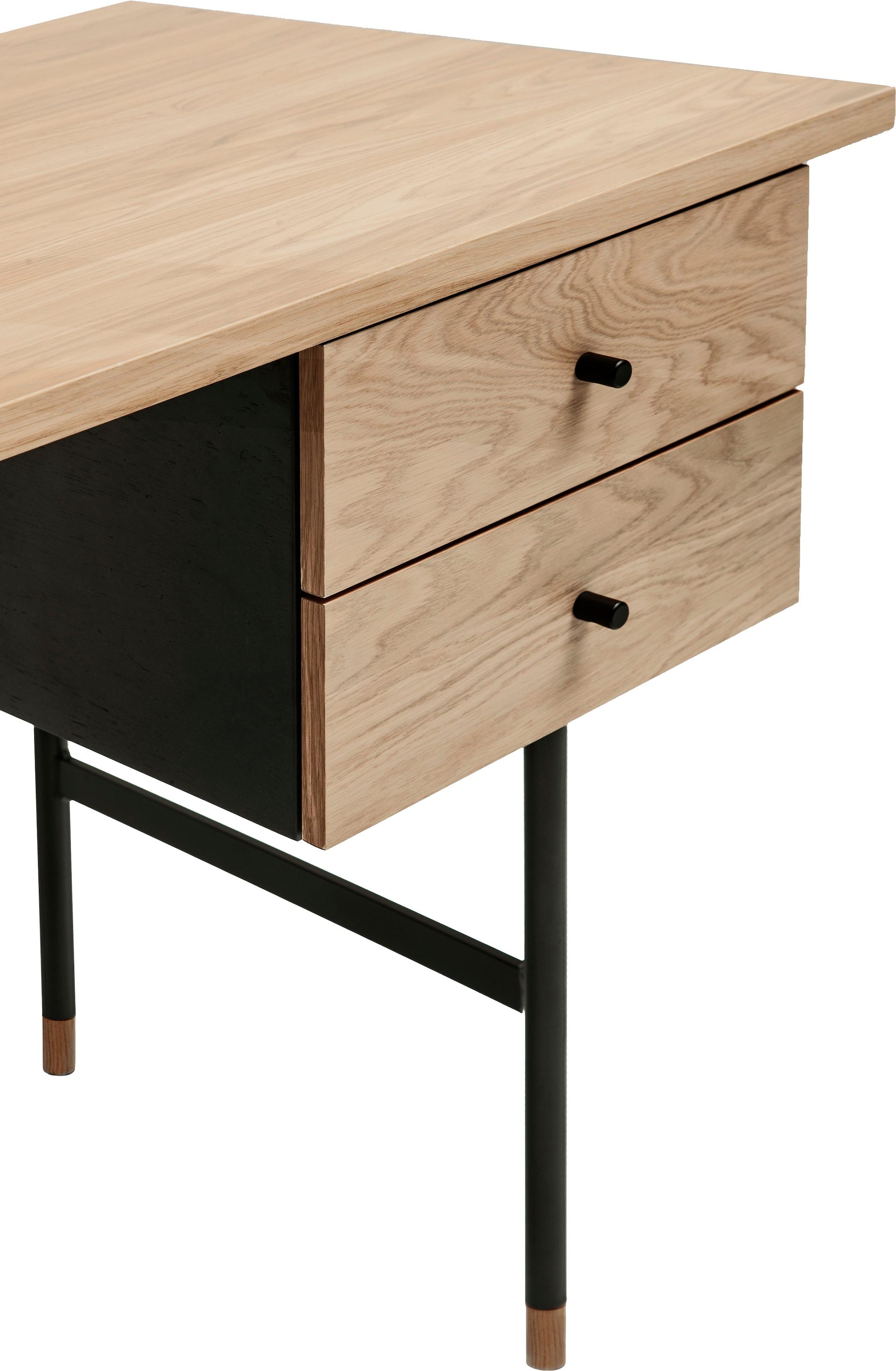 Woodman Bureau »Jugend« Schubladen mit Soft-Close-Funktion, Beine aus Metall, FSC®