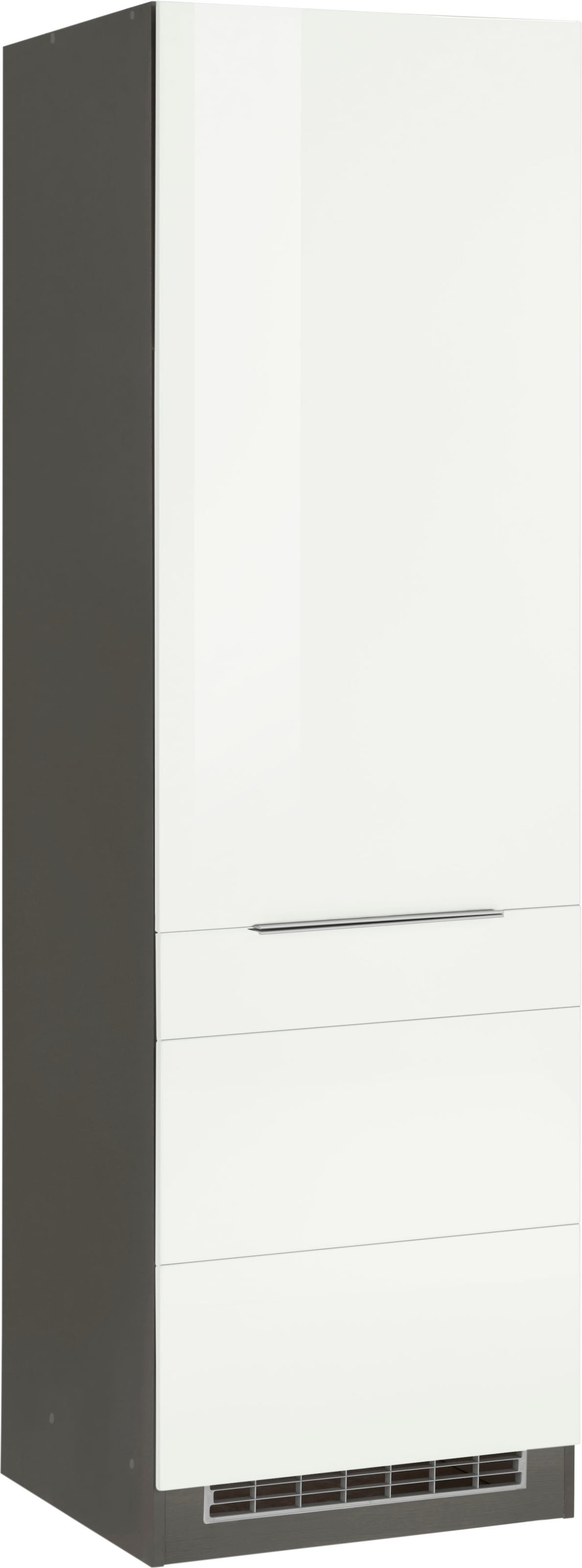 KOCHSTATION Armoire réfrigérée encastrable »KS-Brindisi« 60 cm de large, 200 cm de haut, façades MDF de haute qualité