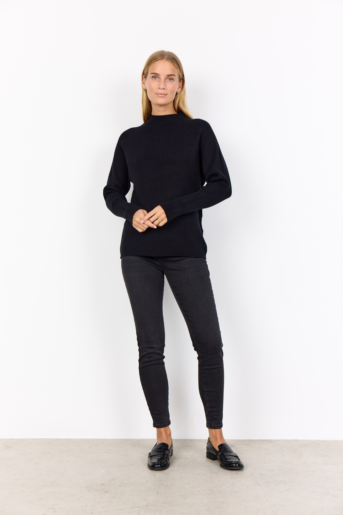 soyaconcept Pull en tricot »SC-KANITA 4« mélange de viscose, tricot côtelé