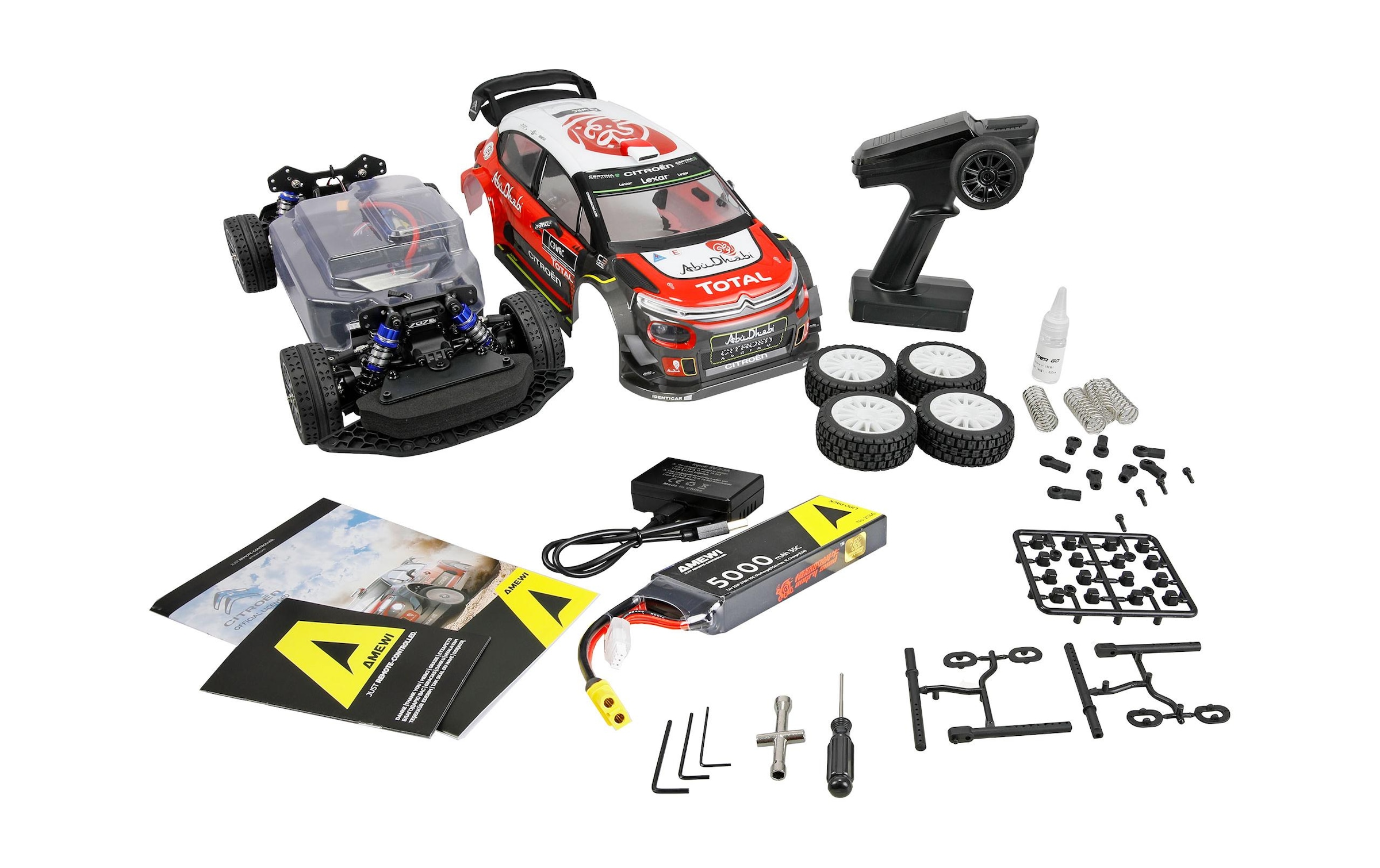 Amewi RC-Auto »Rally Hyper Go Citroen C3 WRC Rallye, RTR, 1:10« Antrieb 4x4