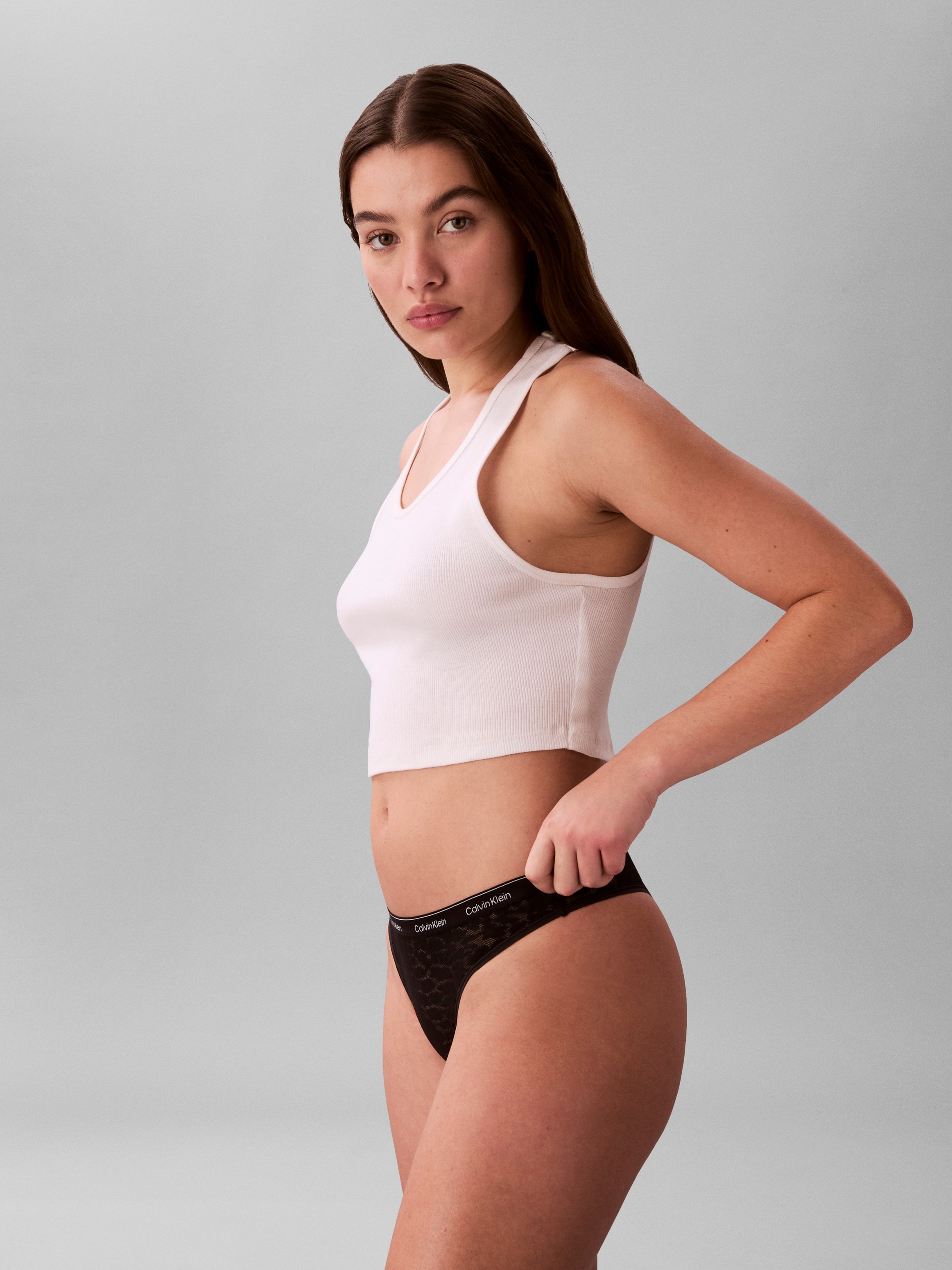 Calvin Klein Underwear Slip brésilien »3 PACK BRAZILIAN (LOW-RISE)« Paquet, pack de 3, 3 cuis avec ceinture logo