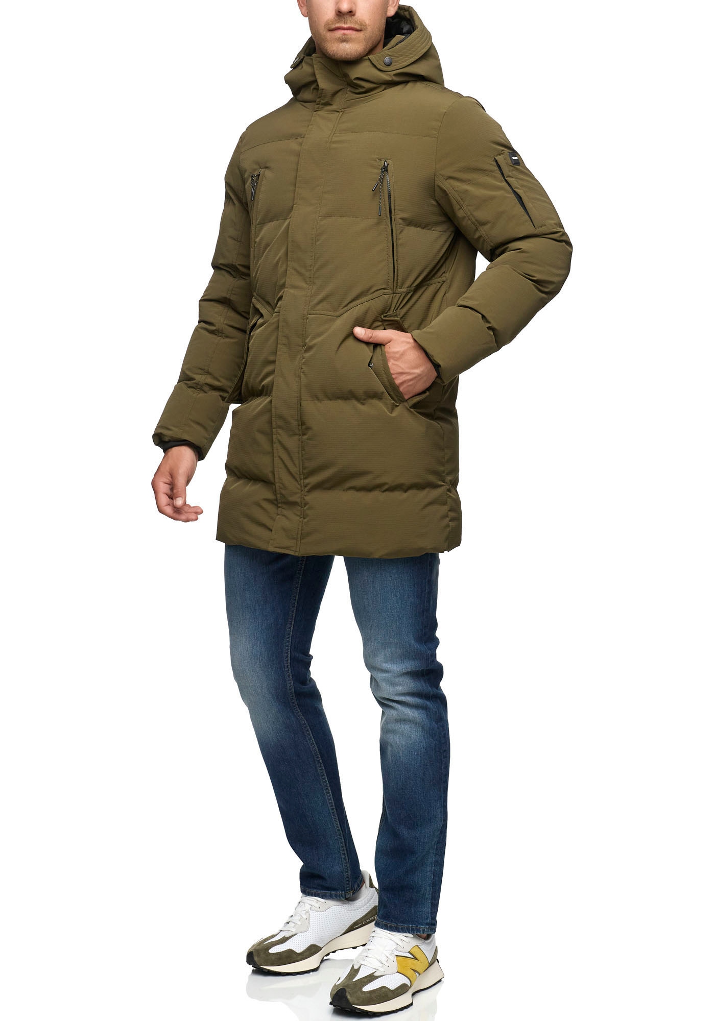 Indicode Parka »INBrighton« mit Kapuze