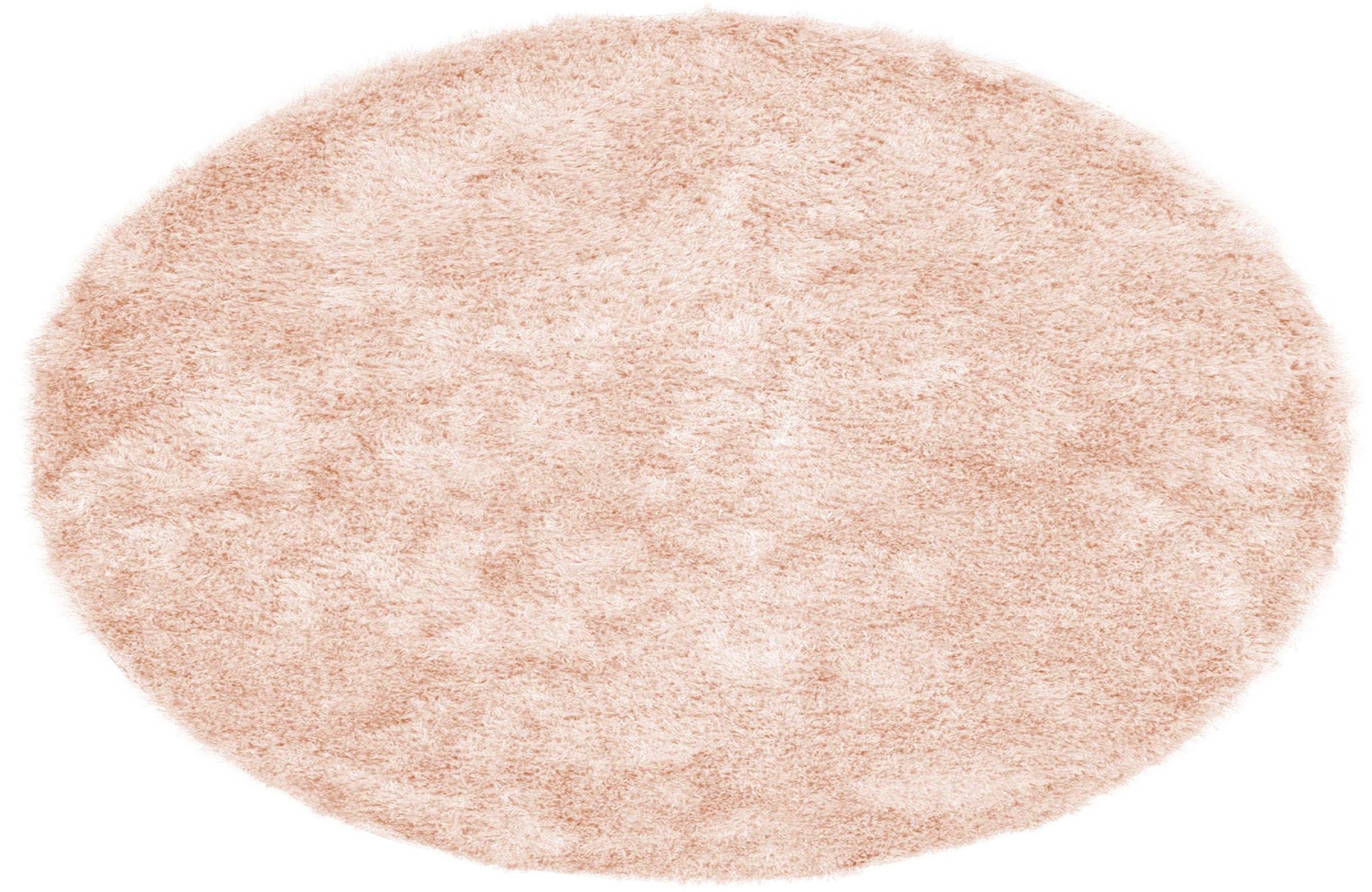 Bruno Banani Tapis à poils longs »Alga« Rond 40 mm Höhe Uni-Farben, besonders weich und kuschelig