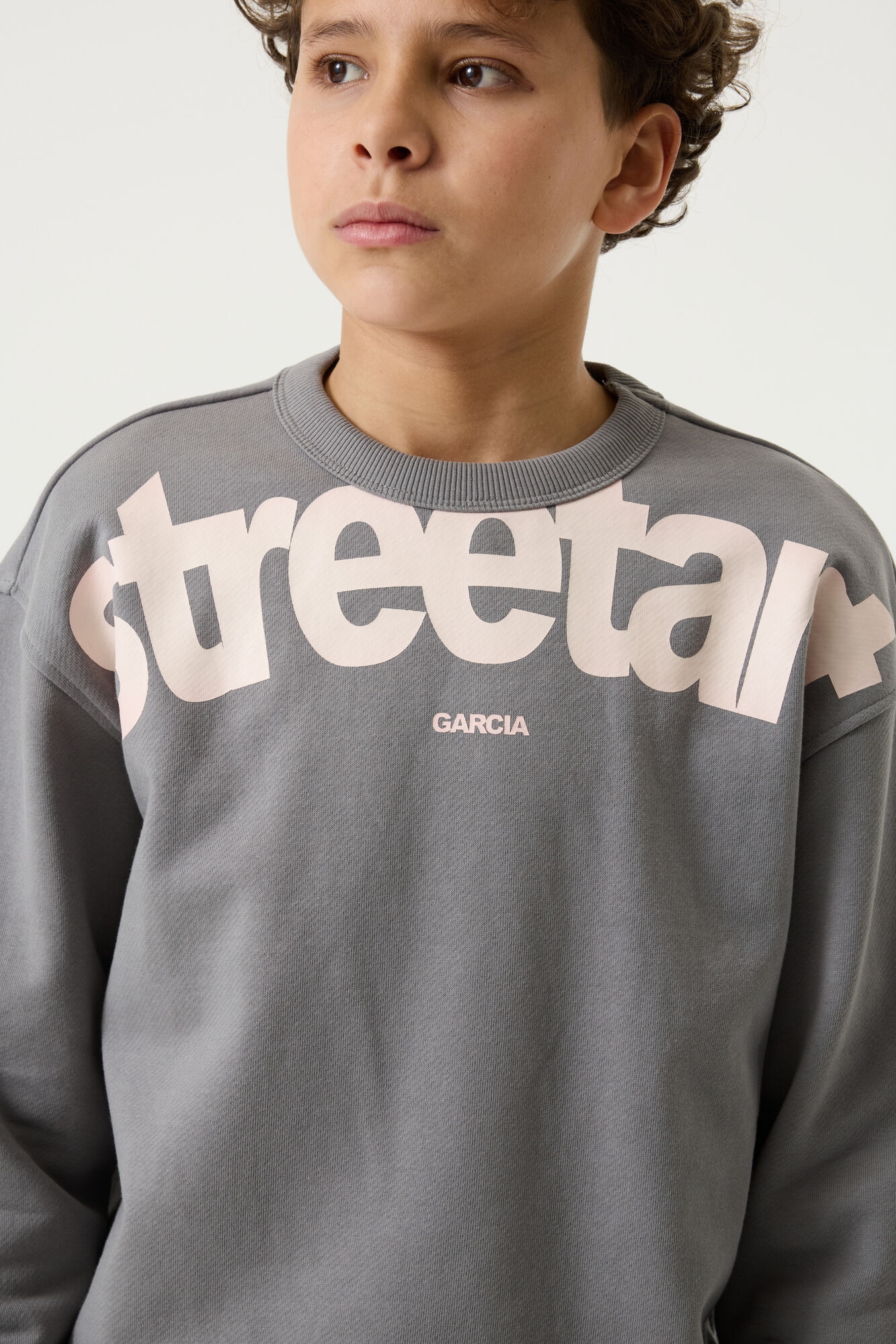 Garcia Sweat-shirt , avec inscription « for BOYS »
