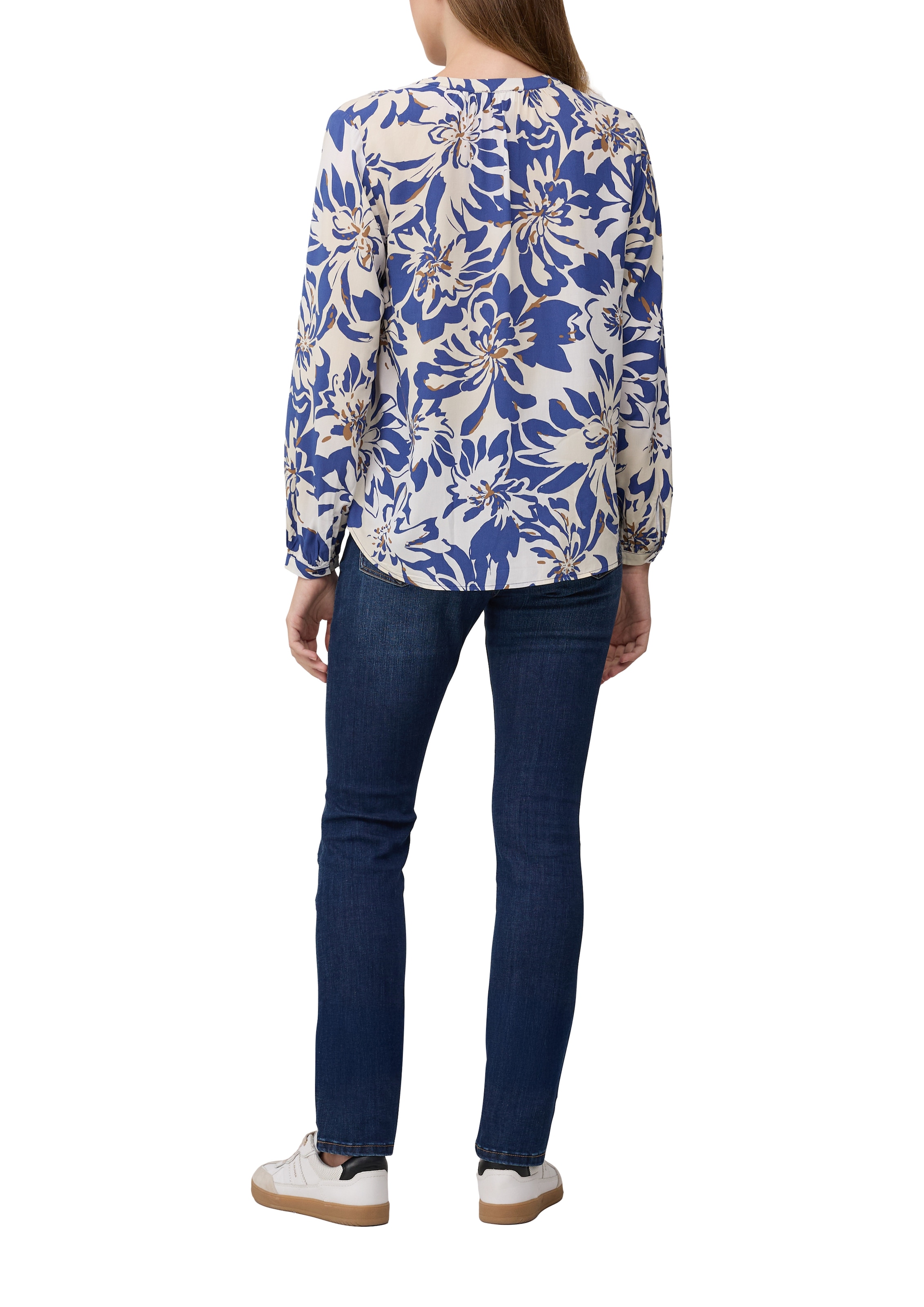 s.Oliver Klassische Bluse mit All-Over Print