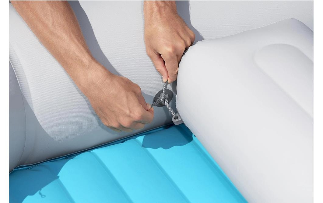 Bestway Bateau pneumatique »Corinth Elite Sport Boat Set, 230 x 130 x 33 cm« Aufblasbares Sportboot für 2 Personen mit Motorhalterung