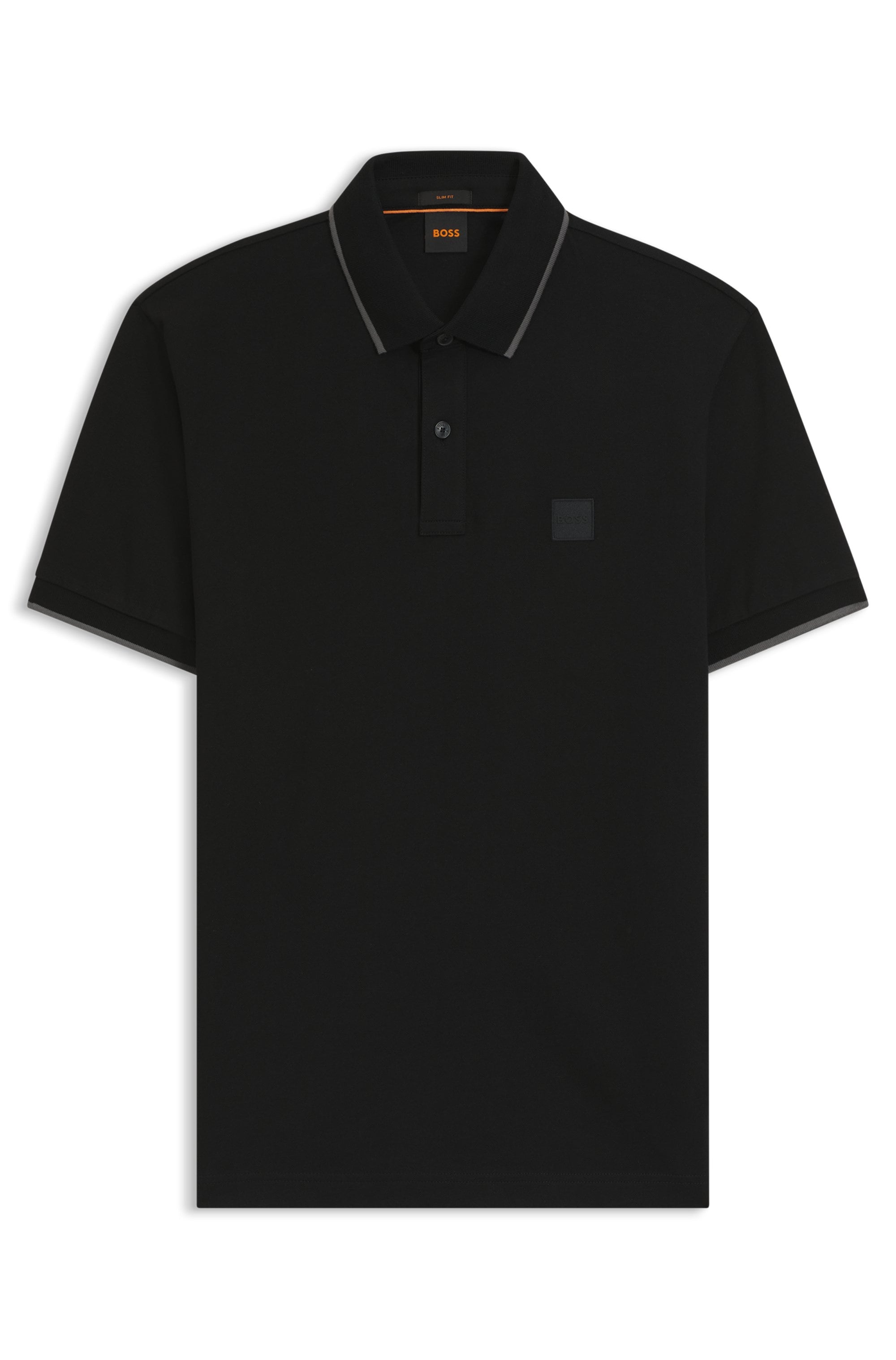 BOSS ORANGE Polo »Passertip« mit BOSS Logo-Badge