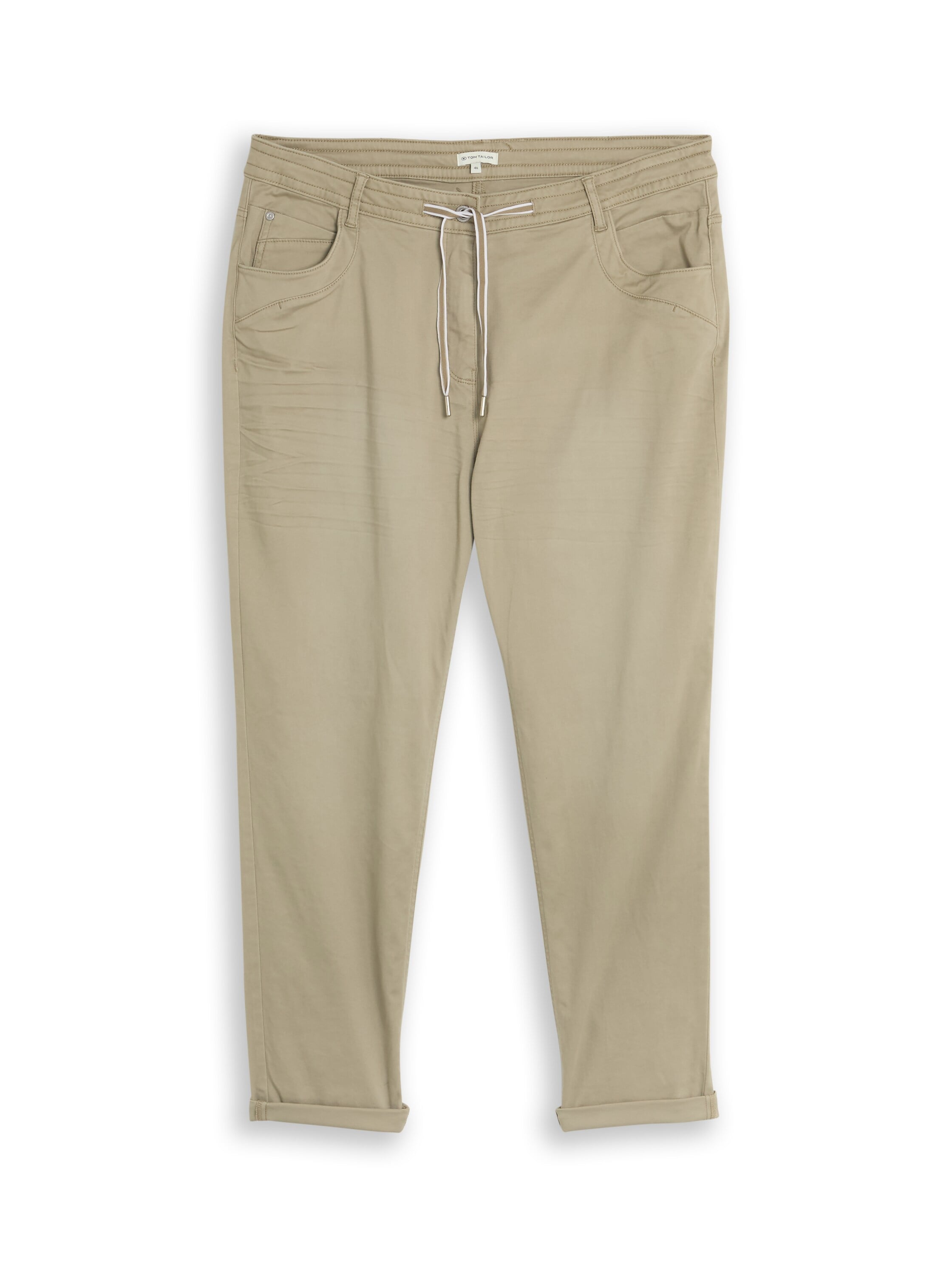 TOM TAILOR PLUS Jogger Pants  im 5-Pocket-Stil mit Stretch und Bindeband
