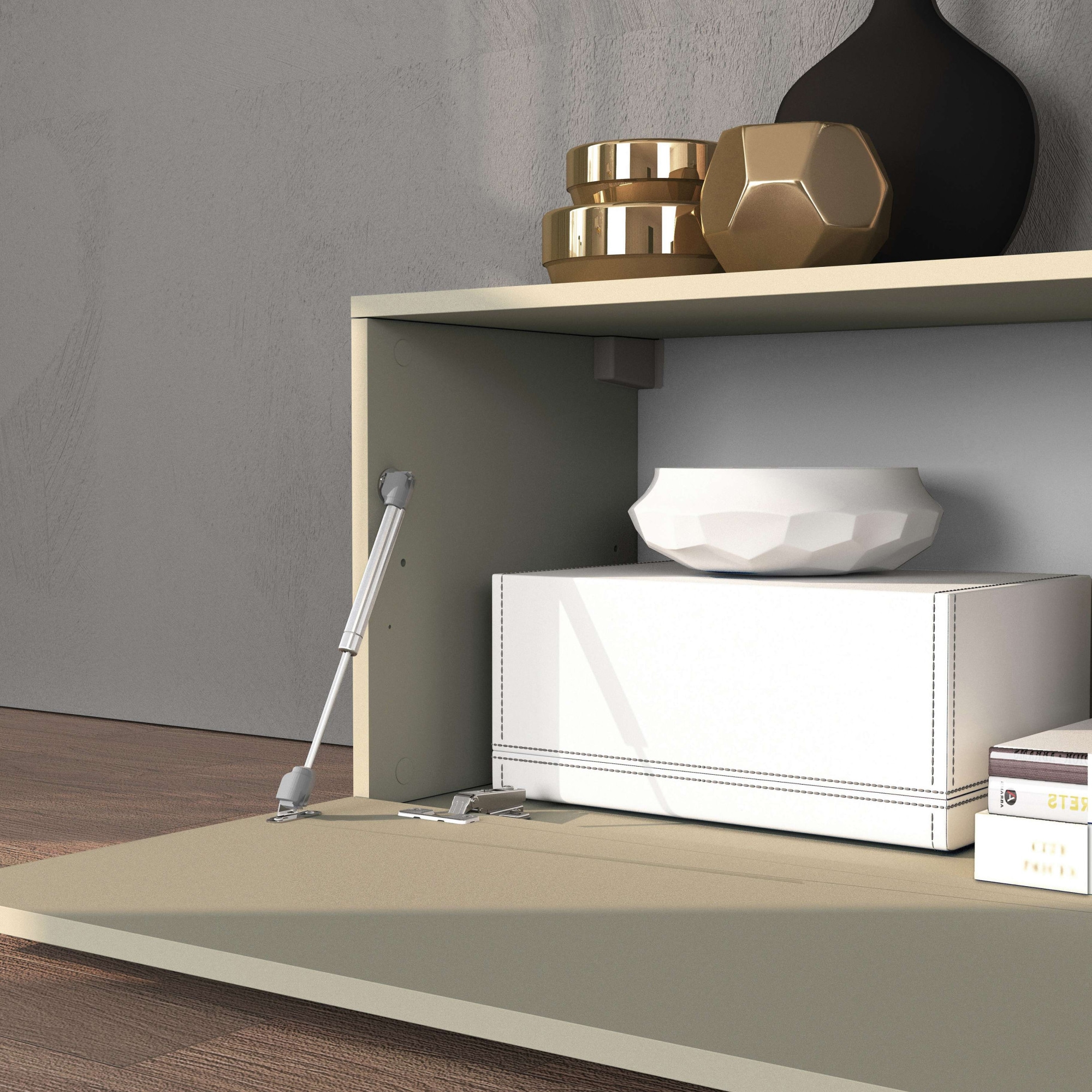 INOSIGN TV-Wand »Chronos TV-Set, Wohnwand – Elemente frei platzierbar, Made in Italy« Set, 5-er set, 5 Stk. tlg.