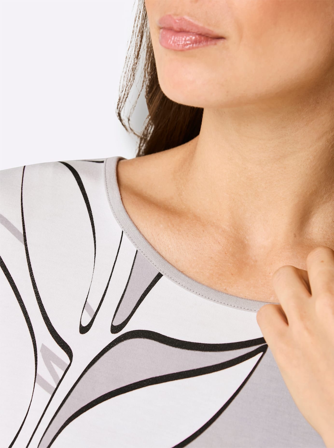 CREATION L PREMIUM T-shirt imprimé »Modal-Shirt« 1 pièces