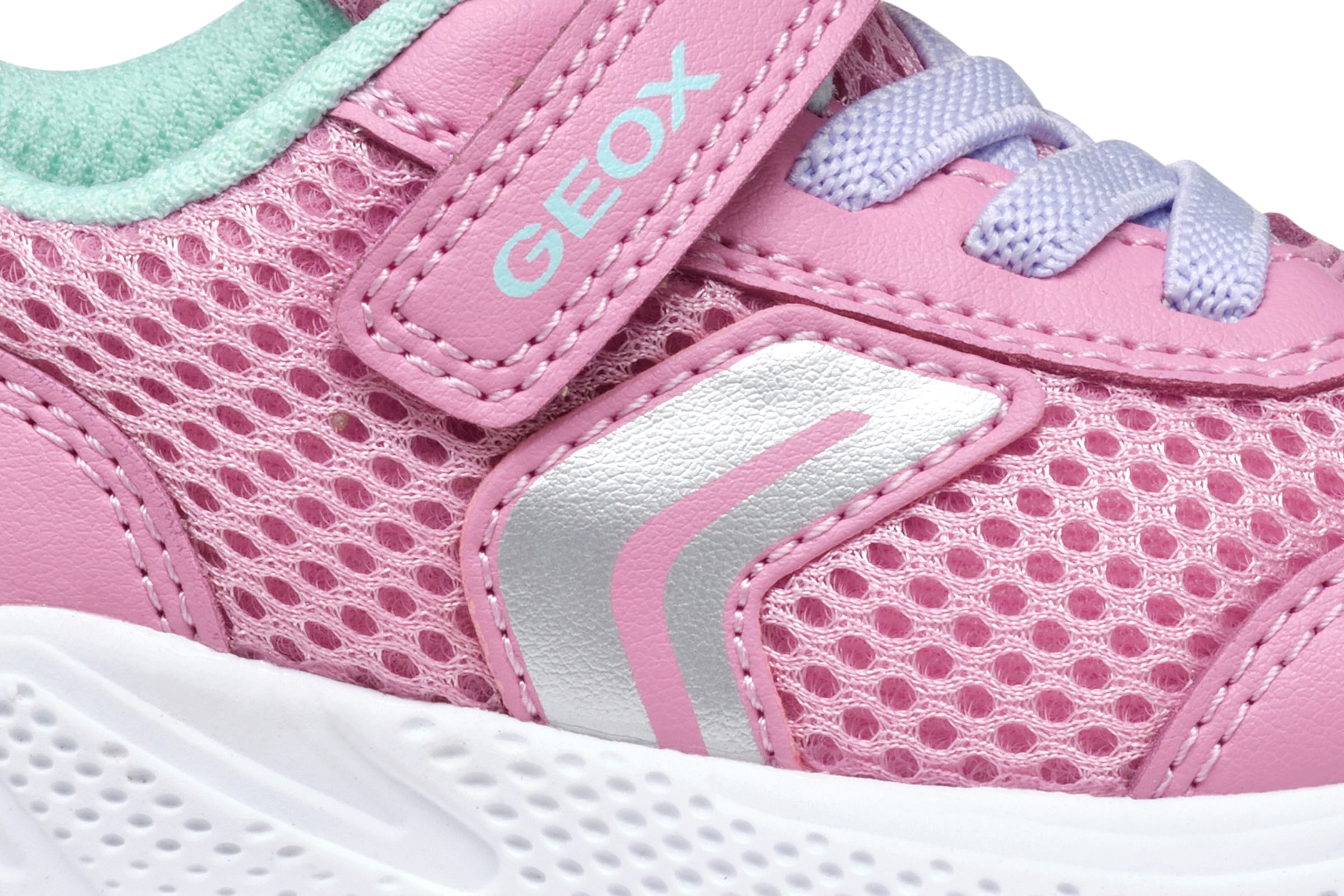 Geox Lauflernschuh »B SPRINTYE GIRL«  Babyschuh mit elastischen Schnürsenkeln, Grössenschablone zum Download