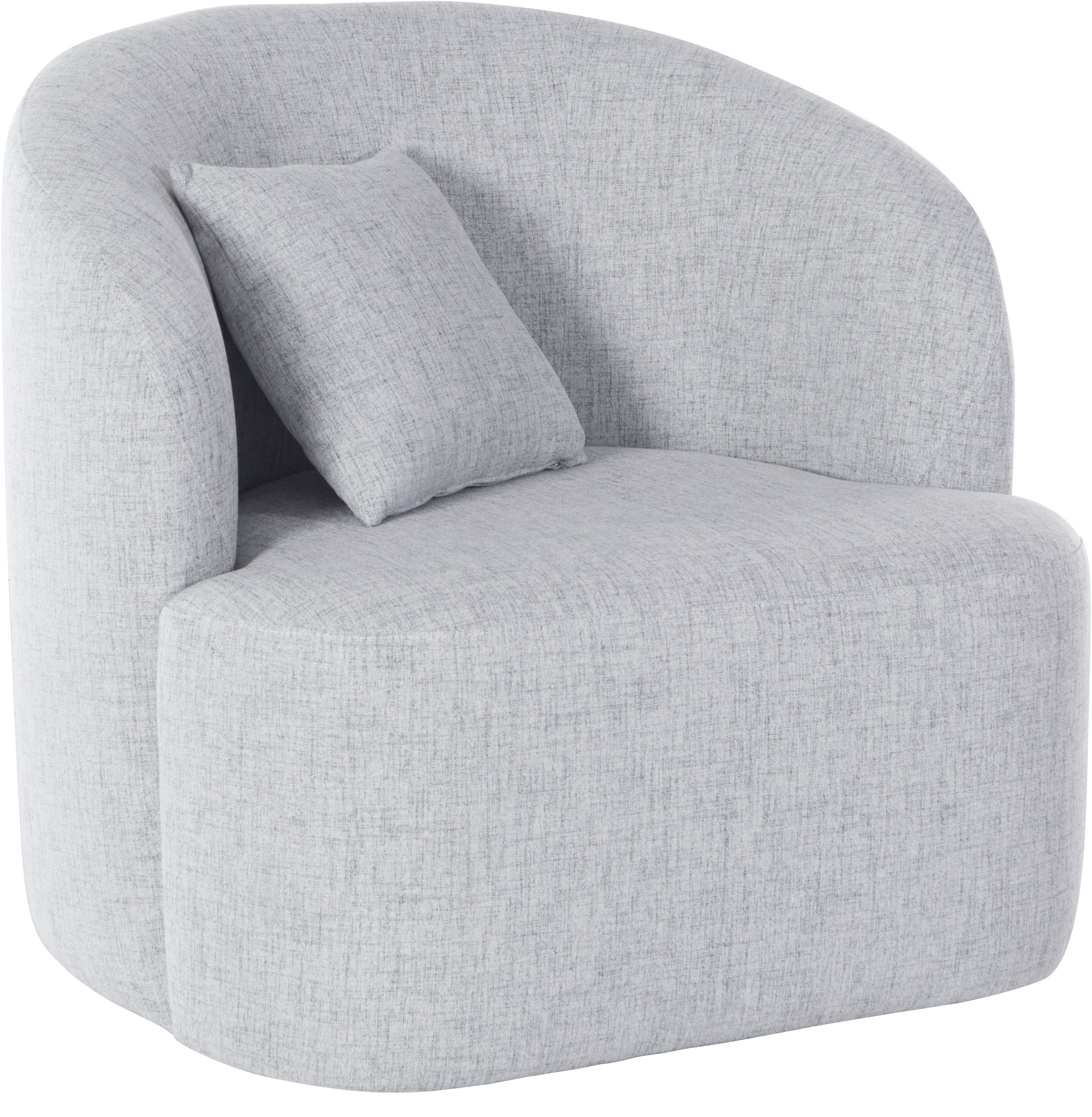 LeGer Home by Lena Gercke Fauteuil pivotant »Dilara Sessel« dossier et façade arrondis, en 3 qualités de revêtement