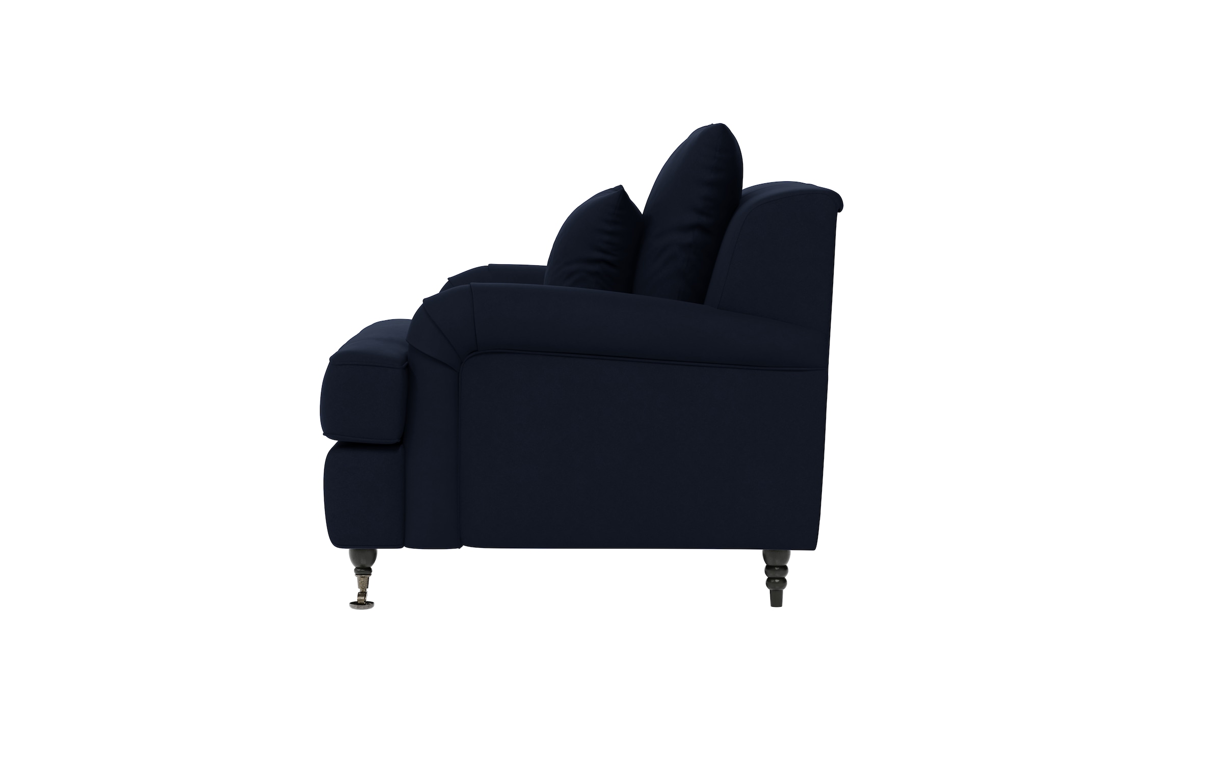 Home affaire Sessel »NORIN« zwei Fussarten: vorne - Rollen, hinten - Holzfüsse