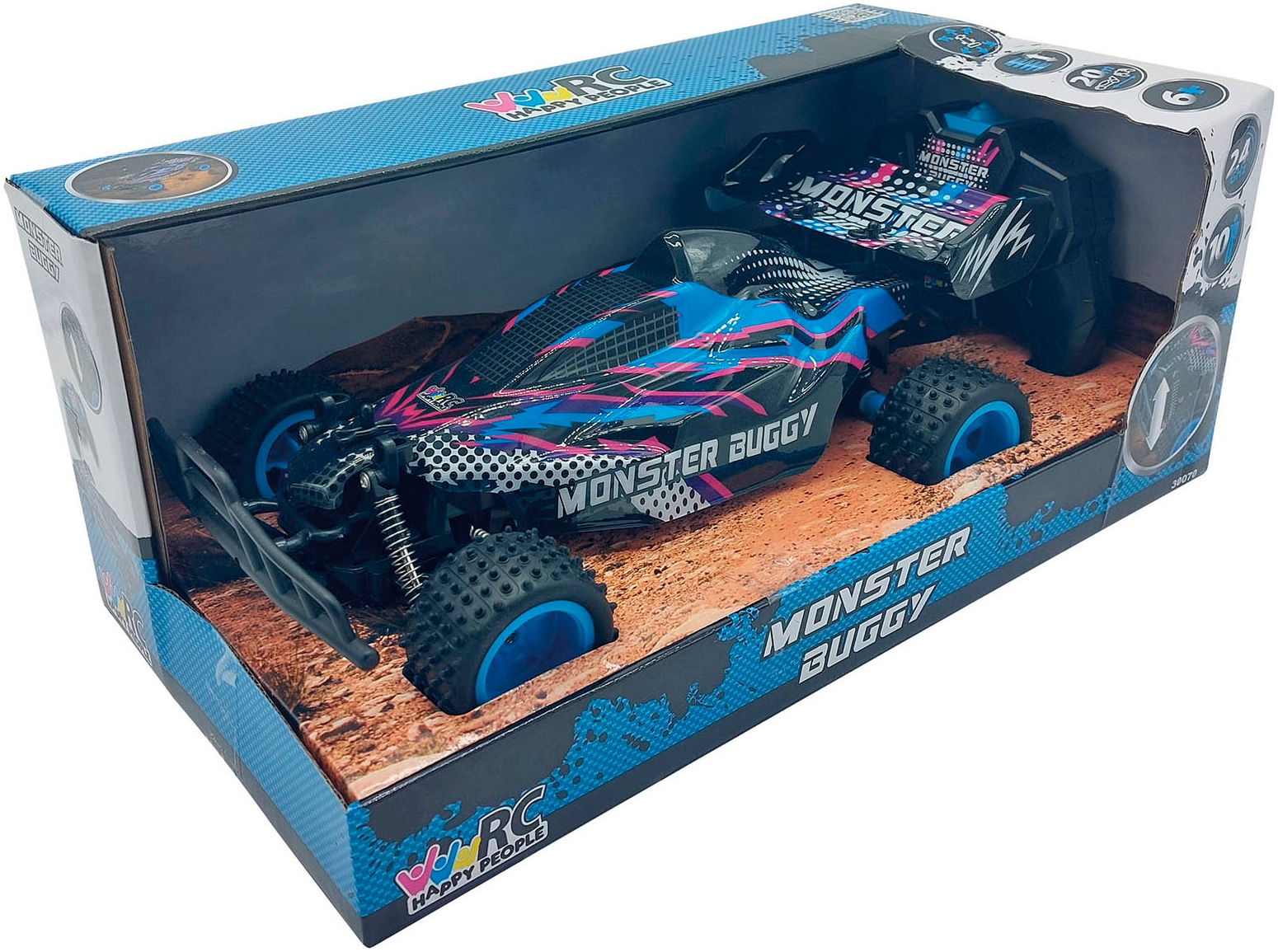 Happy People RC-Buggy »Monster Buggy« mit Fernbedienung