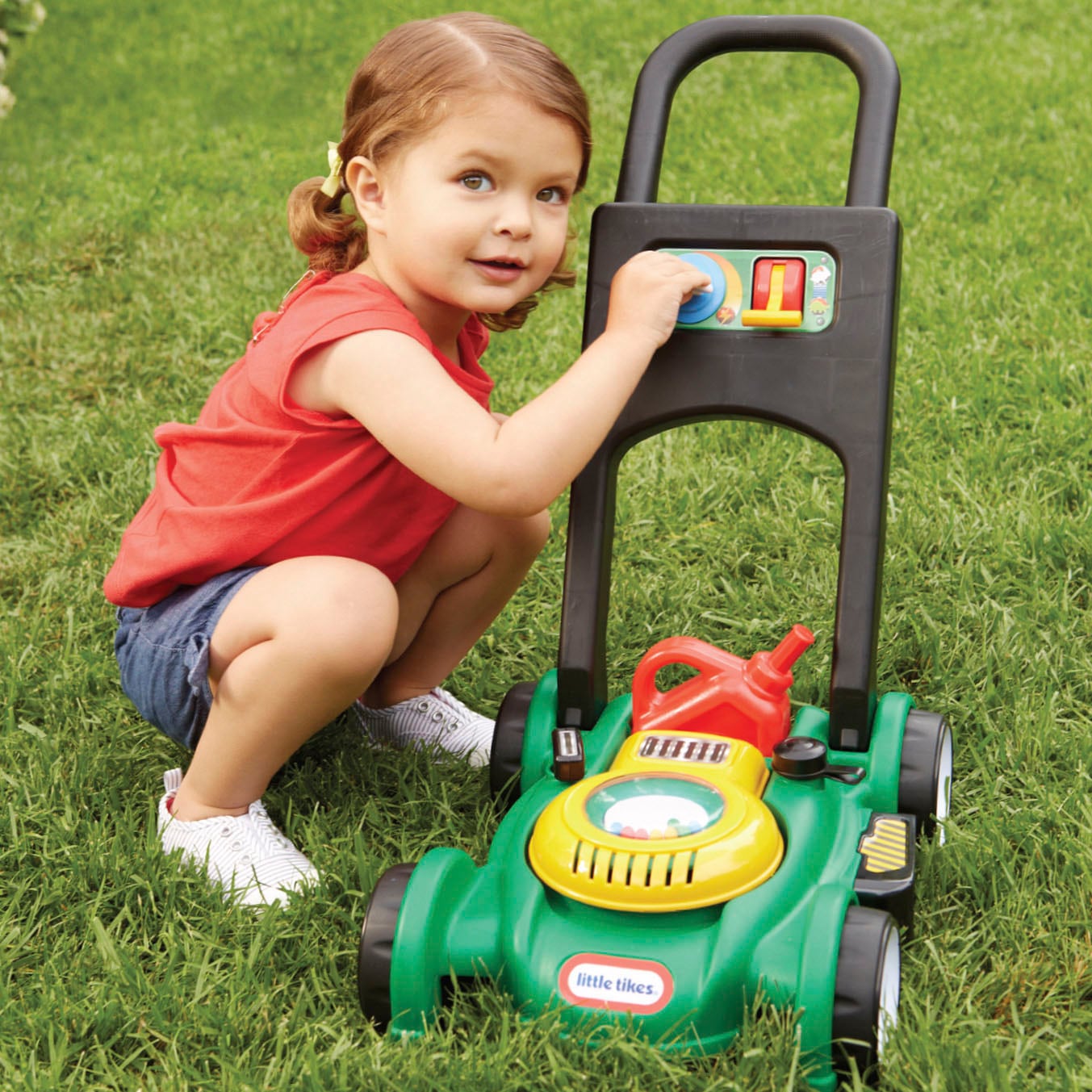 Little Tikes® Tondeuse à gazon pour enfants »Gas 'n Go Mower« mit Anlass- und Motorgeräuschen