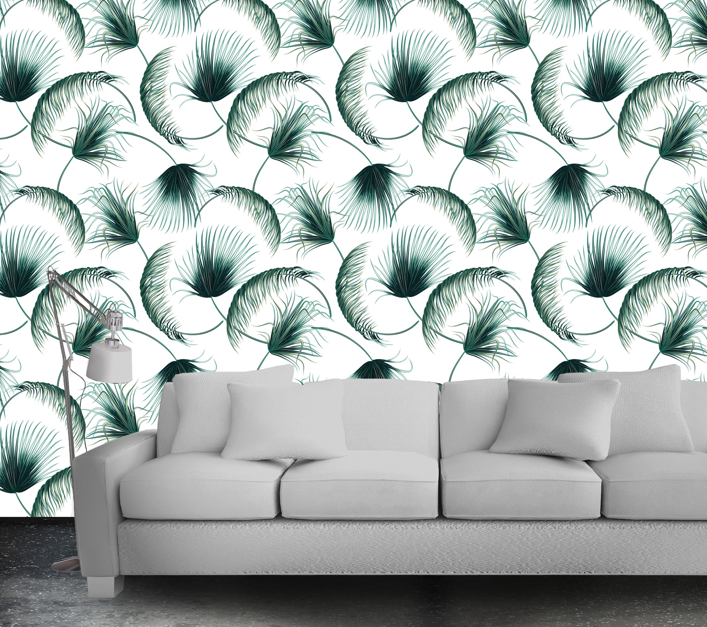 queence Vinyltapete »Dirk« Motiv | geblümt | gemustert glatt 90x250cm, selbstklebend, kinderleichte Anbringung, , Sticker