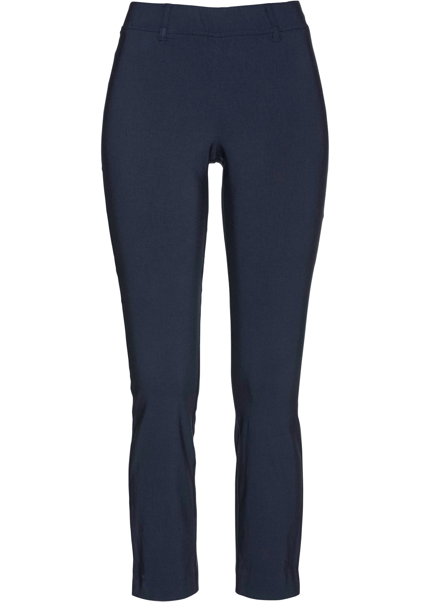 bonprix Pantalon 7/8  mélange de matières élastiques avec viscose, coupe slim fit