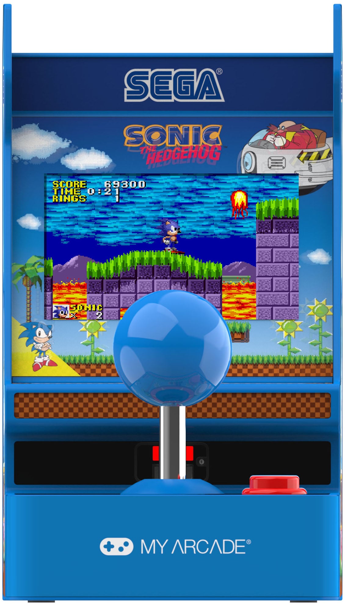 MYARCADE Console rétro »Joystick Player Sonic The Hedgehog«