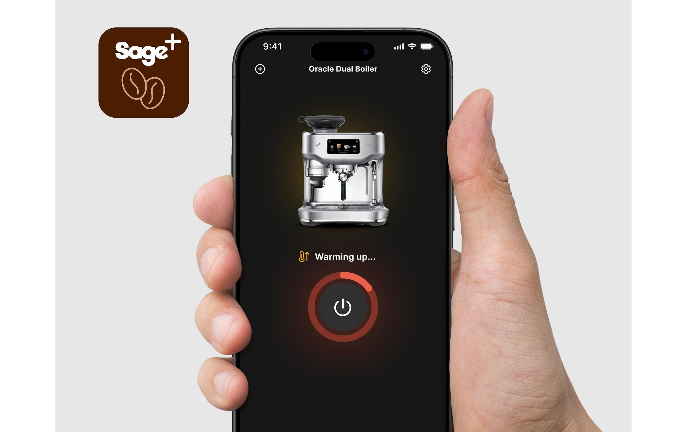 Sage Siebträgermaschine »Oracle Dual Boiler Stainless Steel« Espressomaschine