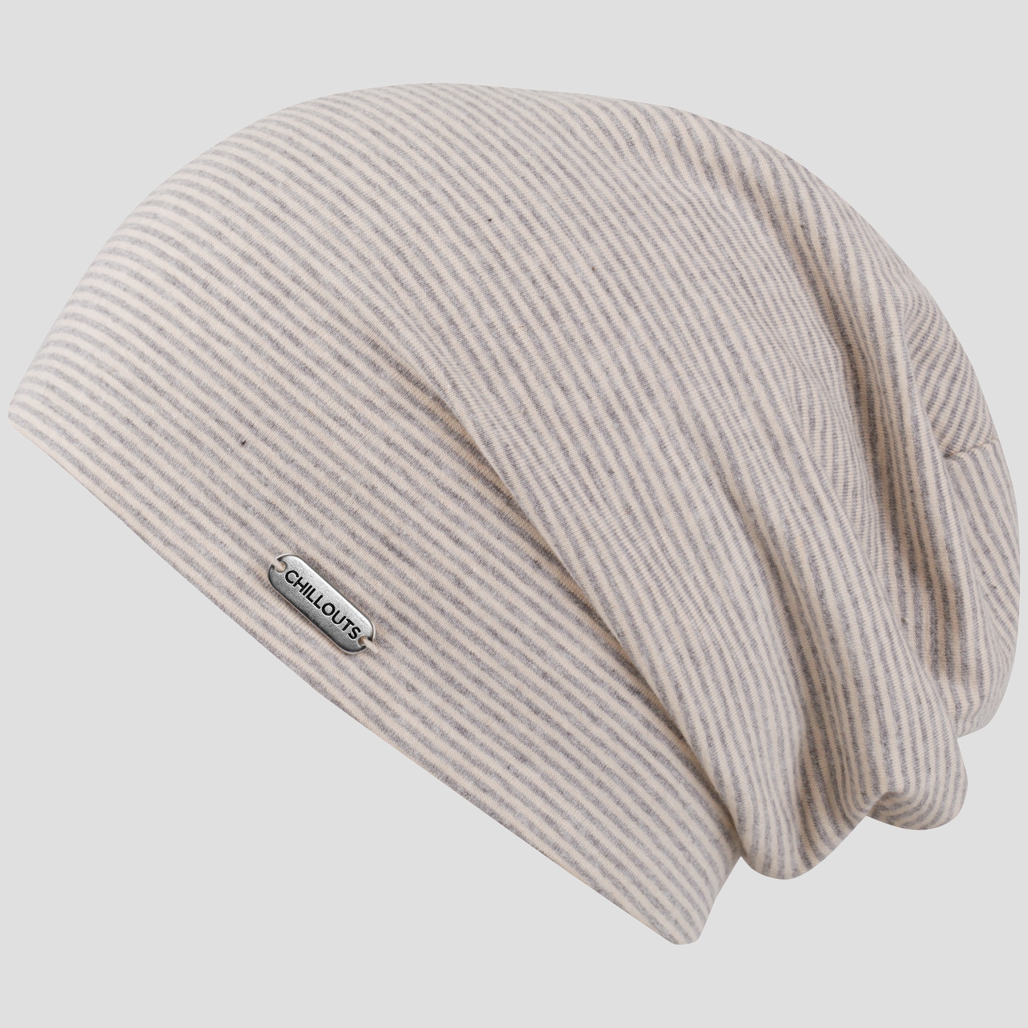 chillouts Beanie »Pittsburgh Hat« gestreifte Longbeanie aus Baumwolle