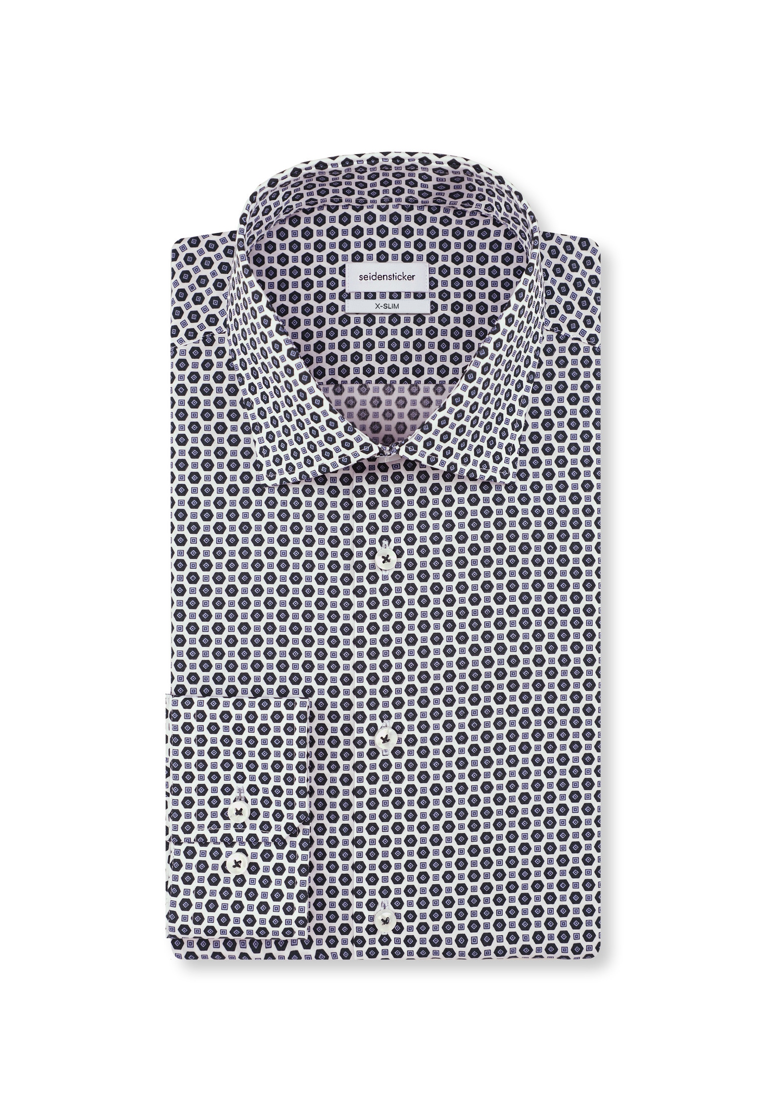 seidensticker Chemise d'affaires »X-Slim« X-Slim 1/1 Kentkragen Druck