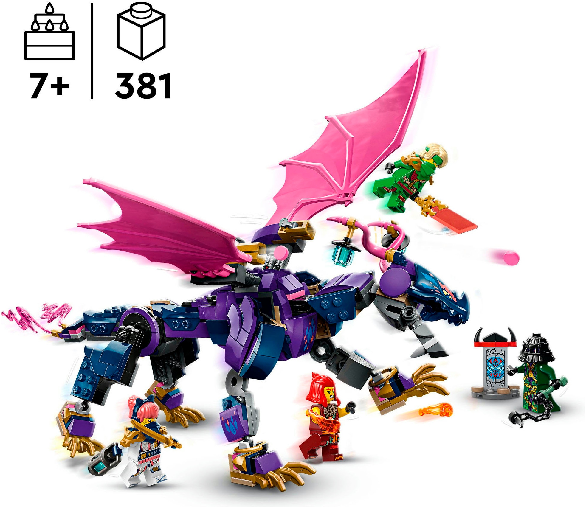LEGO® Pions de construction »Rontu der Meisterdrache (71842), LEGO Ninjago« Made in Europe