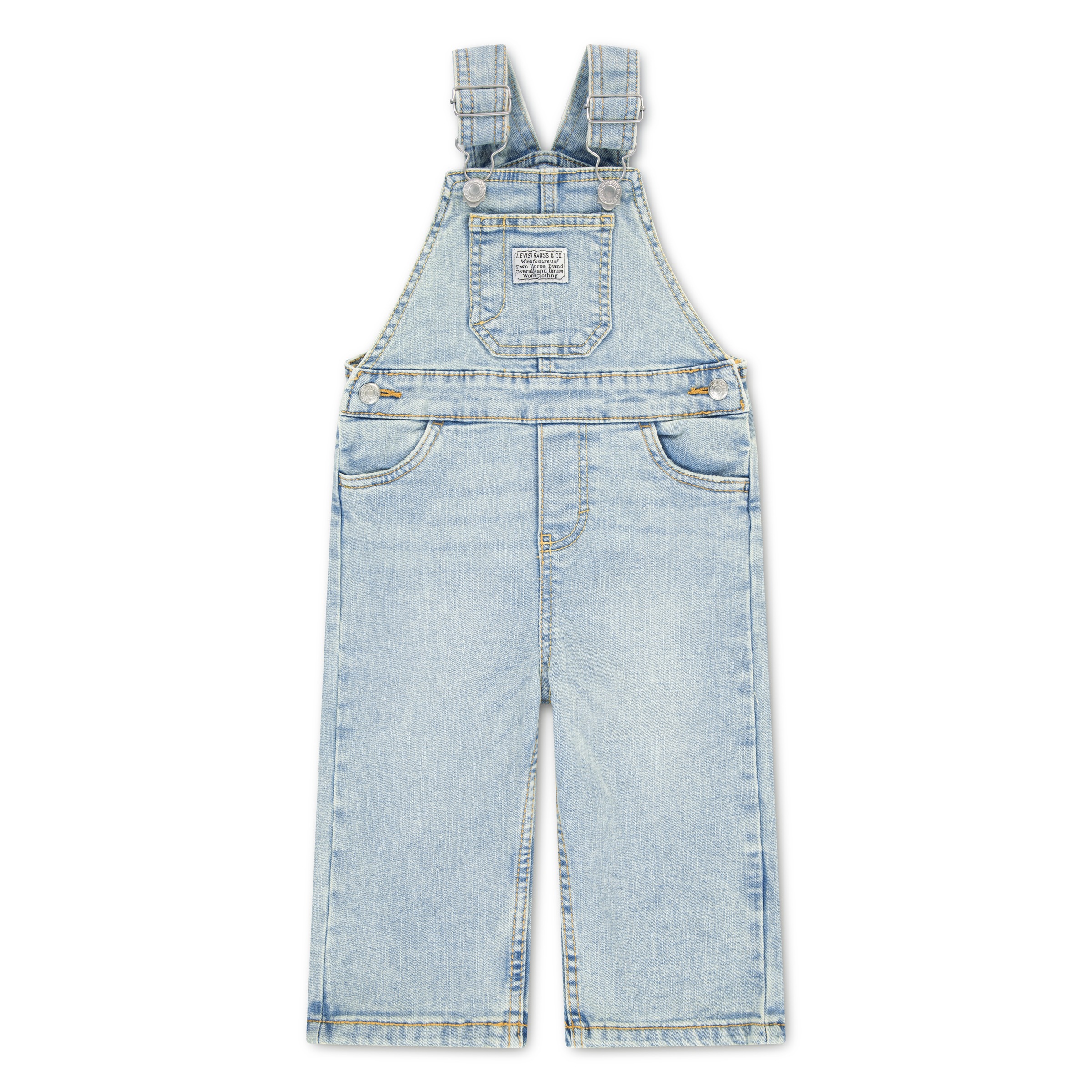 Levi's® Kids Jeanslatzhose »LVN DENIM OVERALL« wickelfreundliche Knopföffnung, Regular Fit