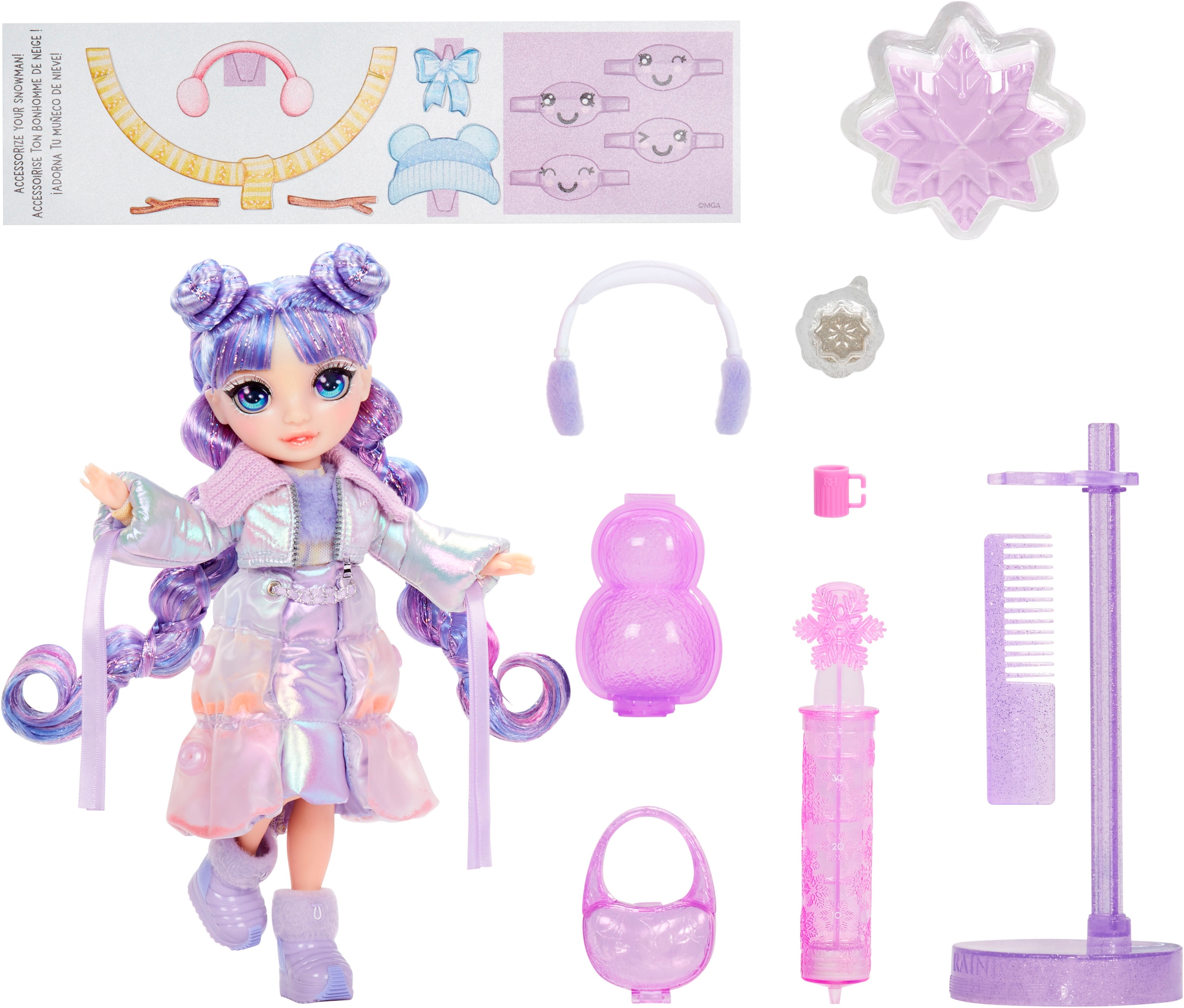 RAINBOW HIGH Anziehpuppe »Winter Wonderland Doll - Violet (Purple)«